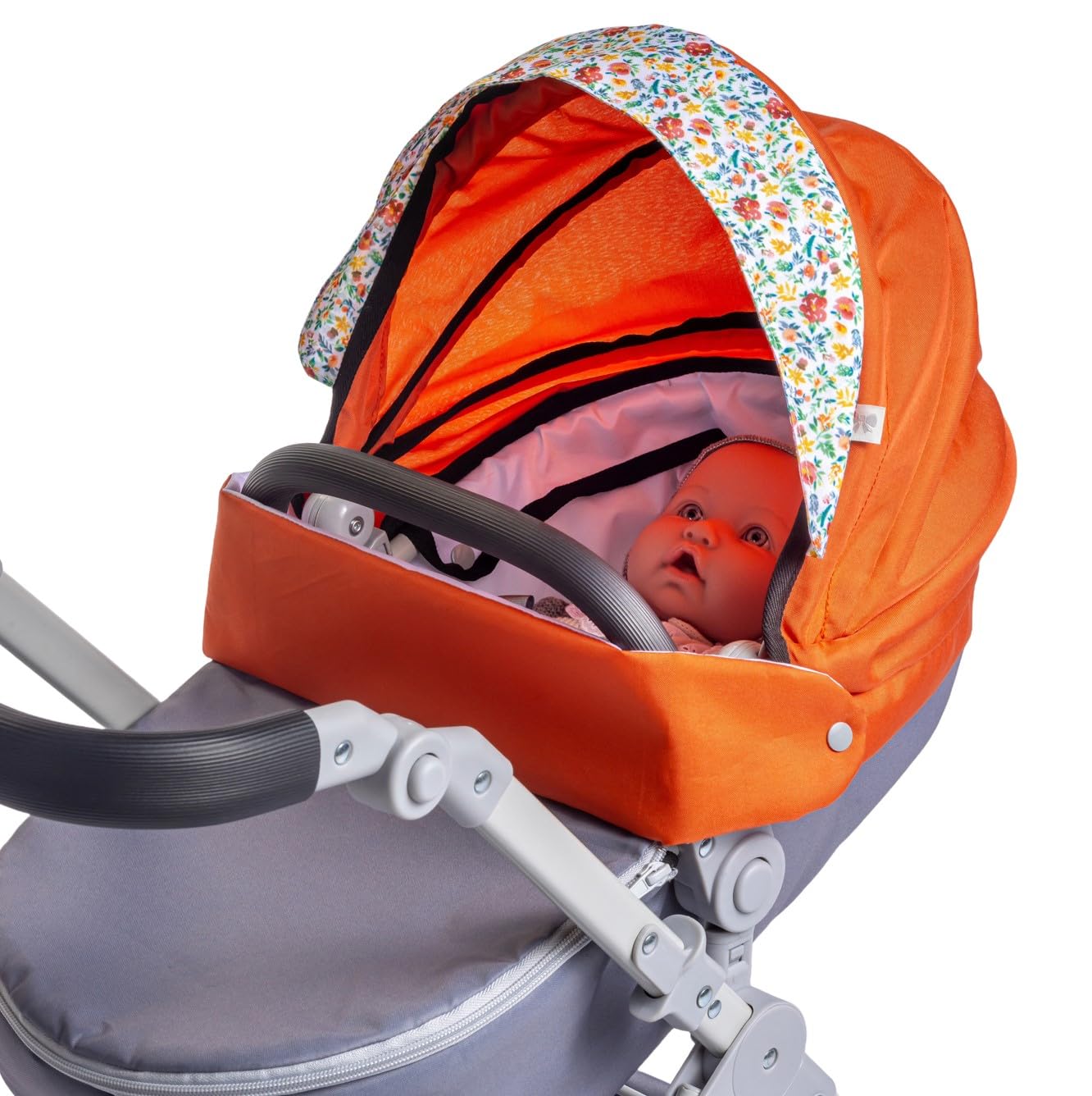 JC Toys - for Keeps Playtime | Deluxe Folding Sports Pram Stroller | Nature Theme Collection | for Dolls up to 20" | Ages 3+