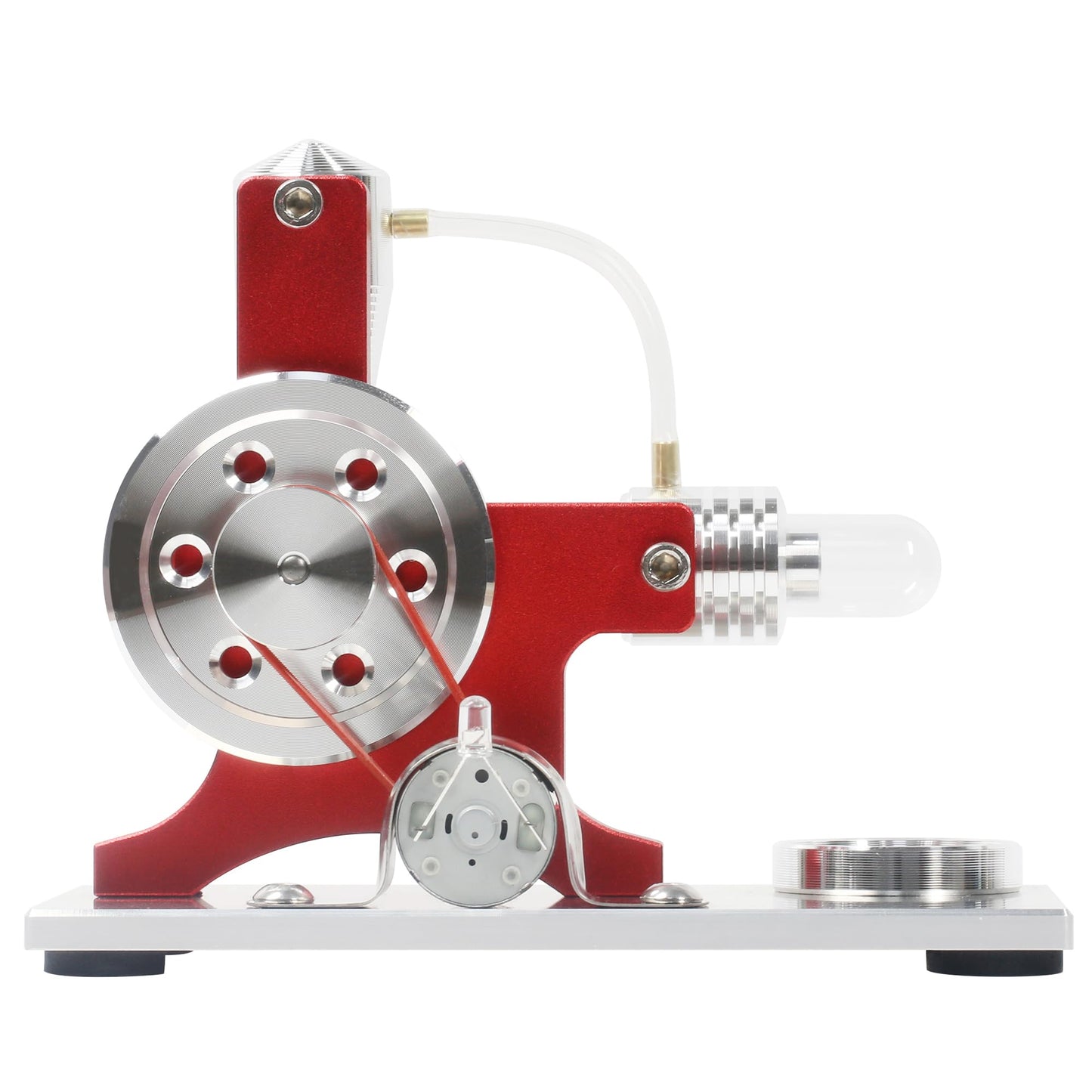 Sunnytech Hot Air Stirling Engine Motor Model Educational Toy Electricity Generator Colorful LED SC005-M16-CF