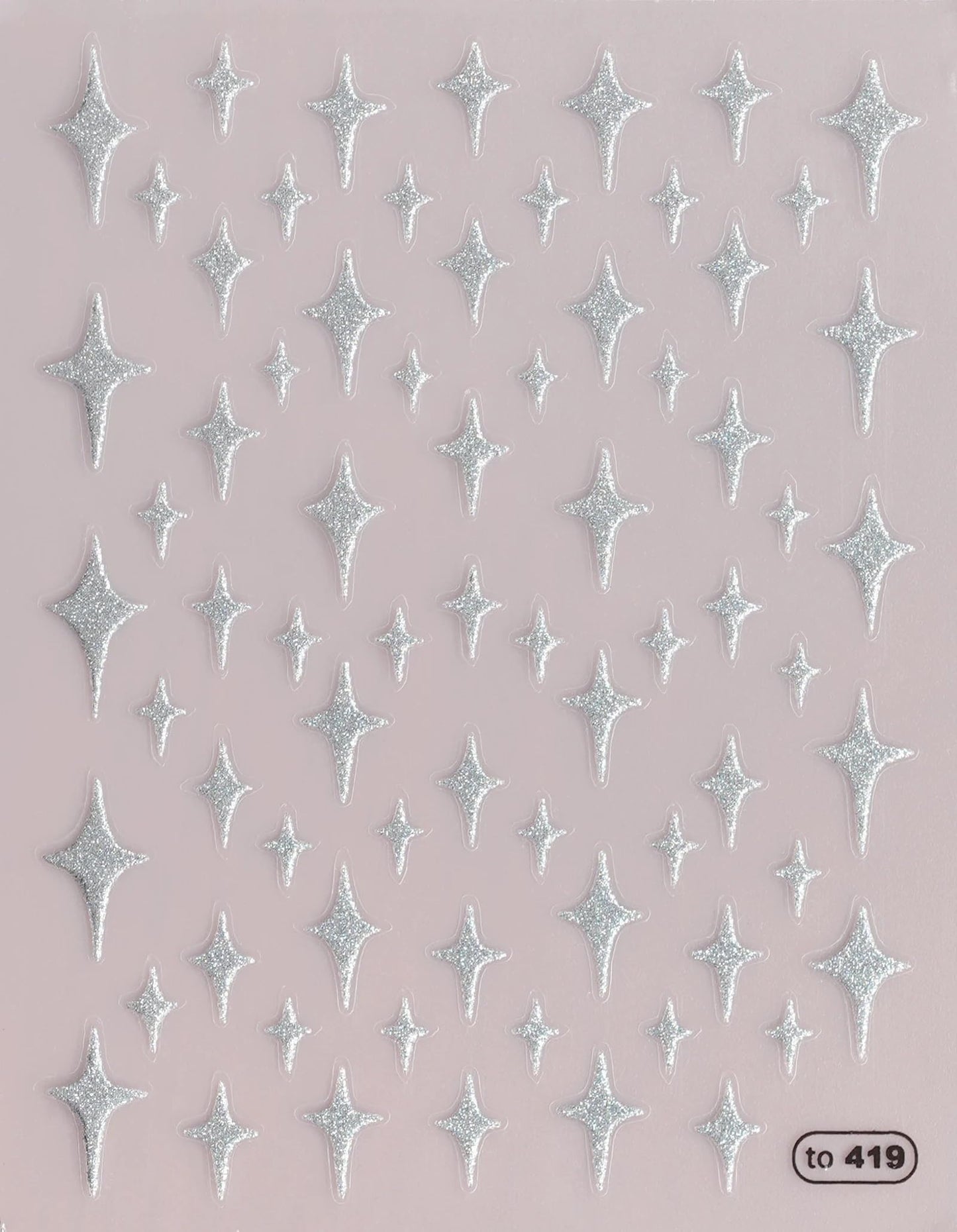 Twinkle Little Star Nail Stickers Premium Metallic Stars Stickers Peel Off Gold Stickers Chameleon Halo Glittery Quadrangular Star (5 Sheets)