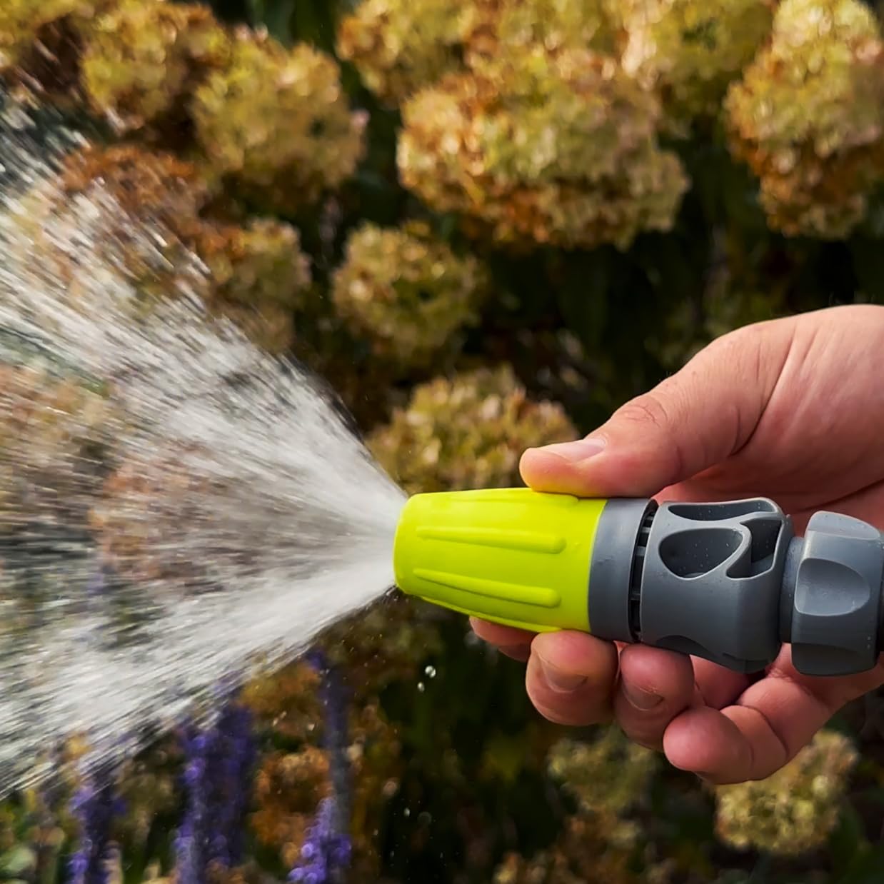 Flexzilla Twist Action Garden Hose Nozzle Sprayer, Adjustable Water Hose Nozzle with Easy Grip, Lightweight, Leak Free