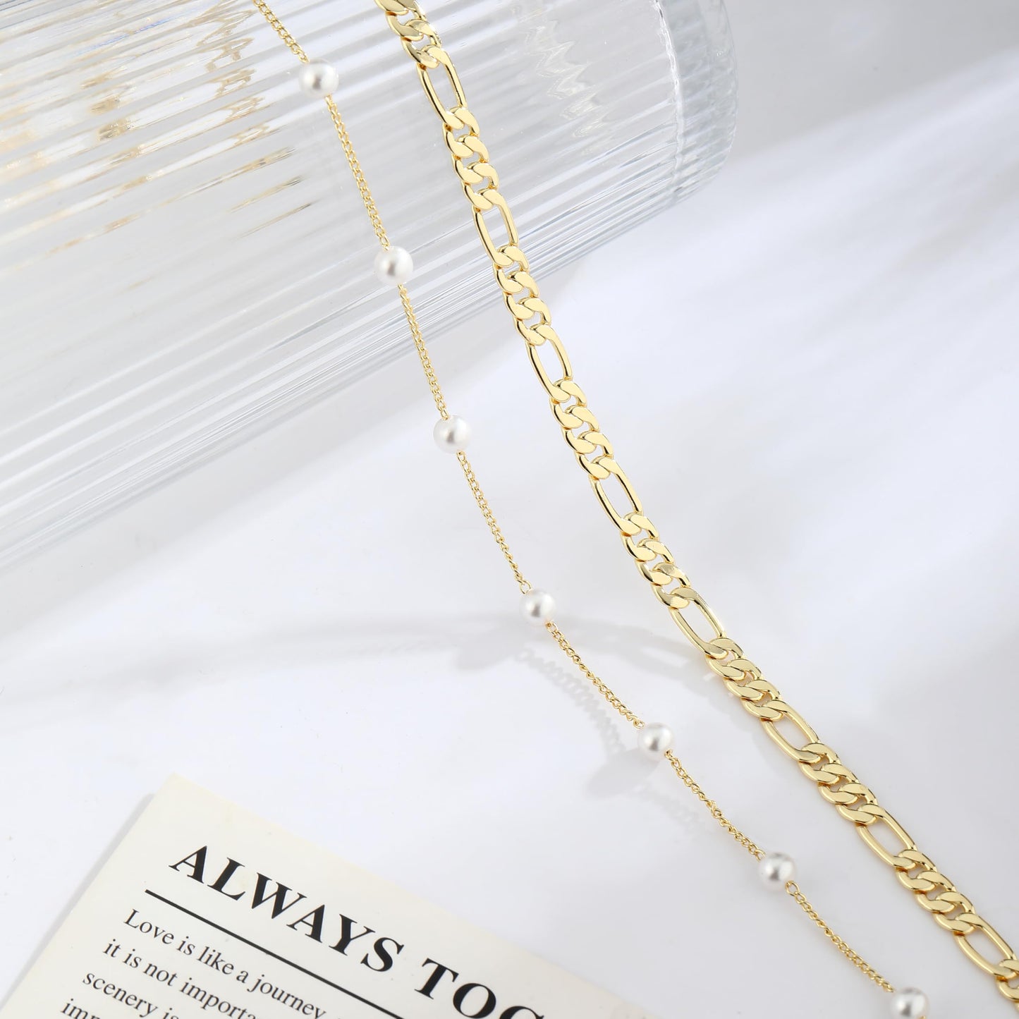 RELVEO 2PCS Gold Waist Chain Adjustable Layered Belly Chain Body Chain Jewelry for Women Sexy Bikini Beach Pearl Waist Chains