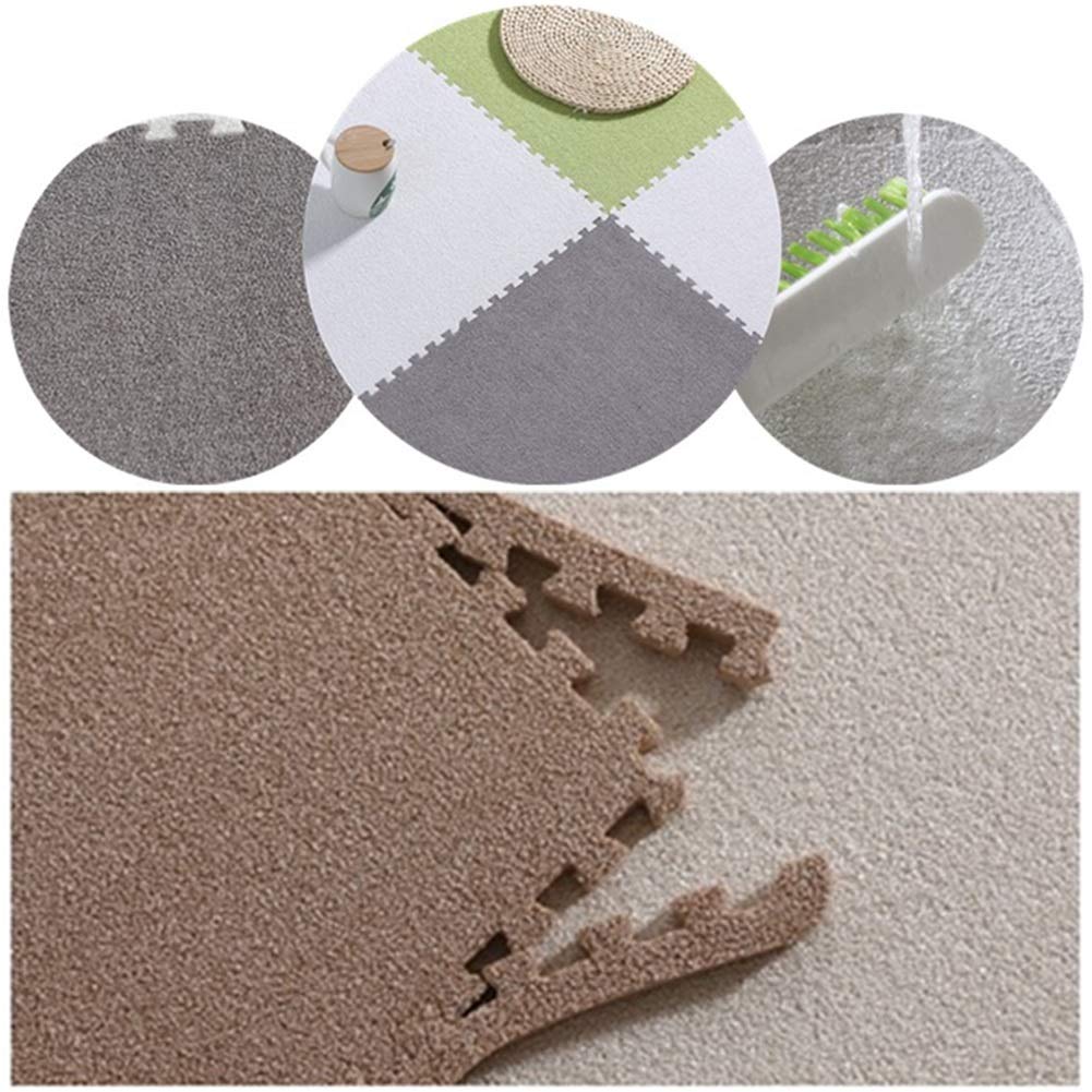ALGFree Foam Puzzle Mat Infant Crawling Mat Splice Large Area Children's Room Gym Activity Pad Soft Floor Mats Interlocking Carpet Tiles, 6 Colour (Color : A, Size : 60x60x1cm-9pcs)