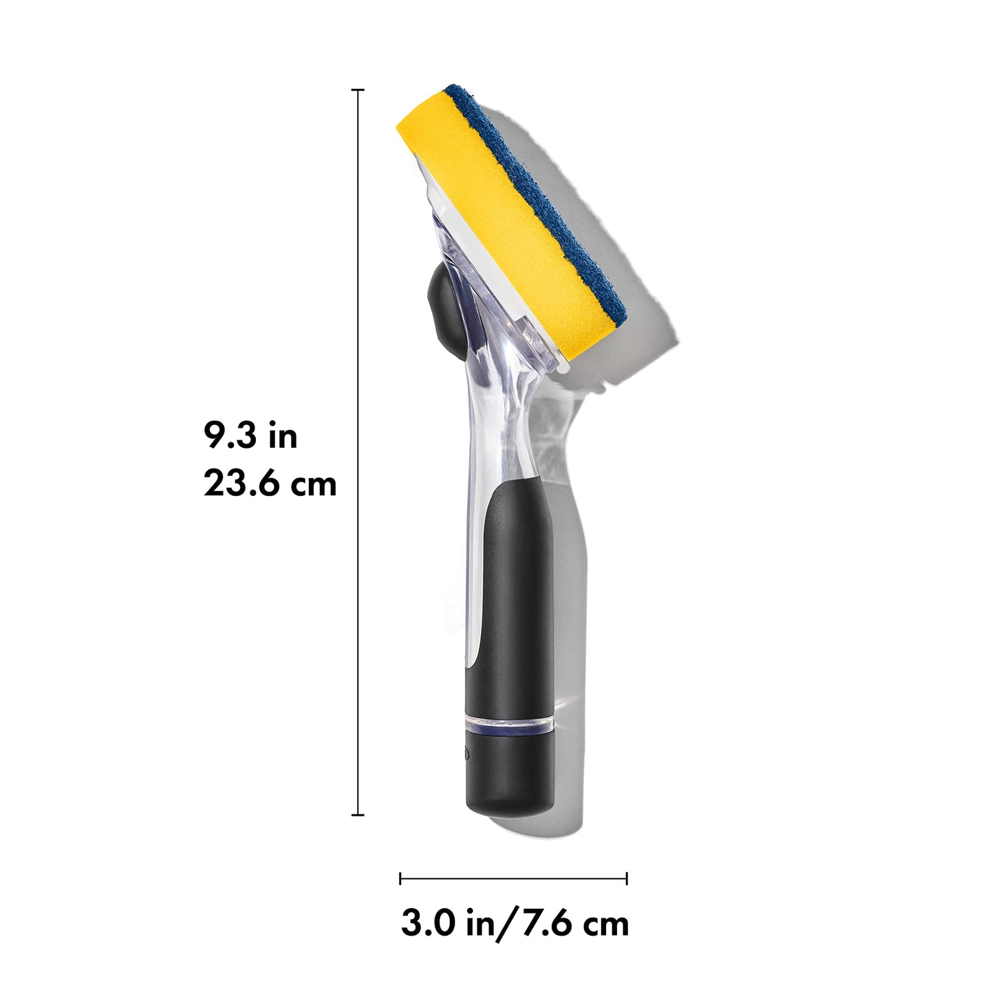 OXO New Good Grips Soap Dispensing Dish Scrub, Yellow