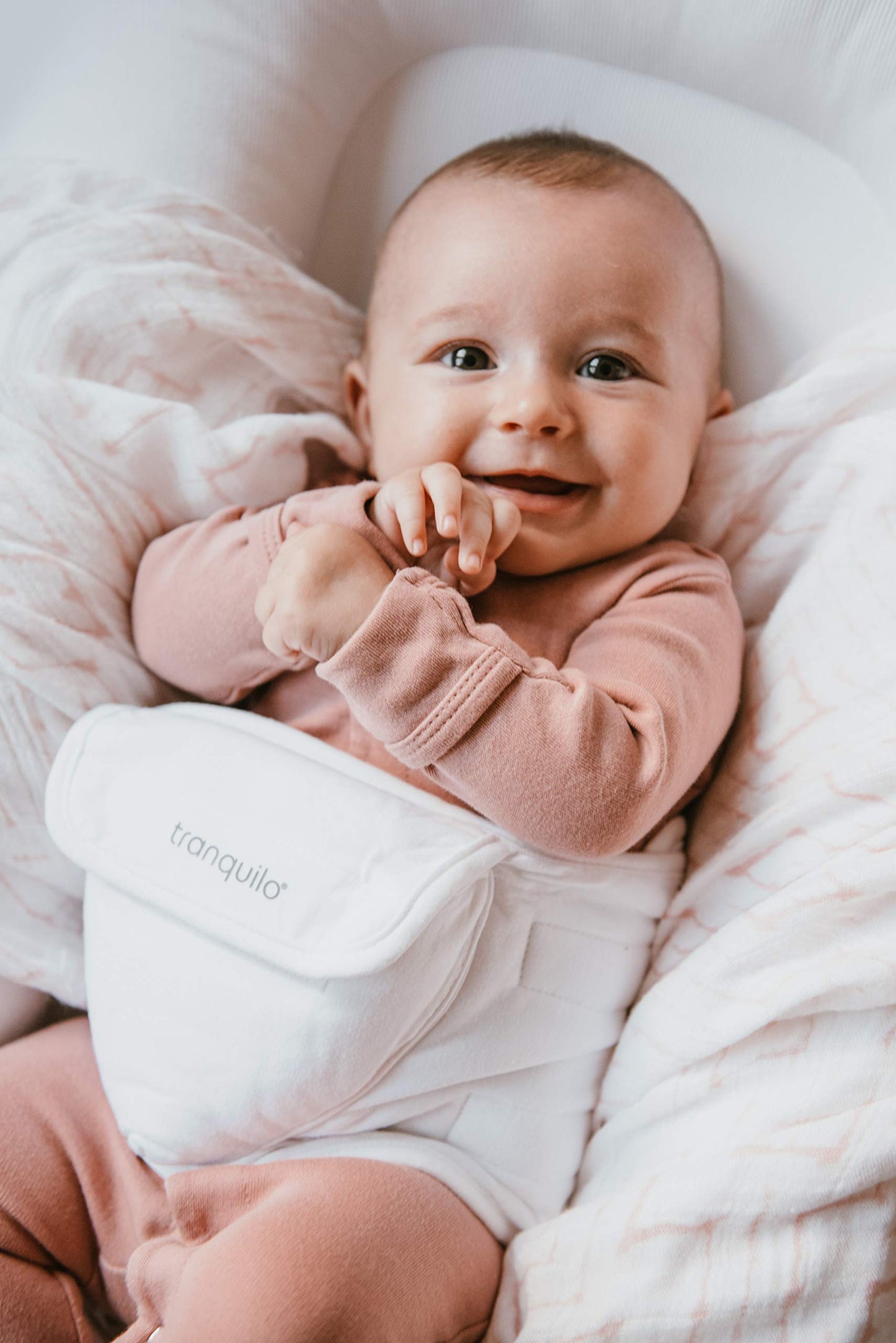 Tranquilo Baby Soothe Baby Massager and Band - Massage Machine is a Natural Soother for Calming a Fussy Baby