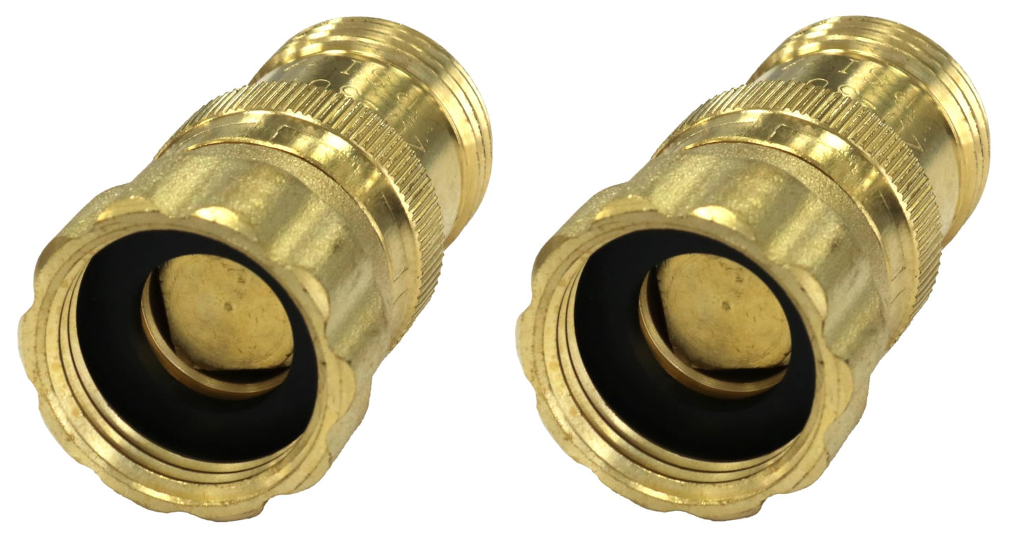 Vibrant Yard Co. Heavy Duty Brass Pressure Regulator for Drip Irrigation System and Soaker Hose - 25 PSI Water Control Valve 3/4" FHT
