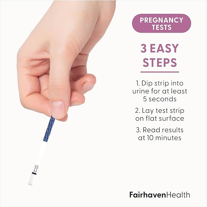 Fairhaven Health BFP Kit - 40 Ovulation and 10 Pregnancy Test Strips – Monitor LH and HCG Levels- Early Detection at Home for Women Trying to Get Pregnant - Made in North America