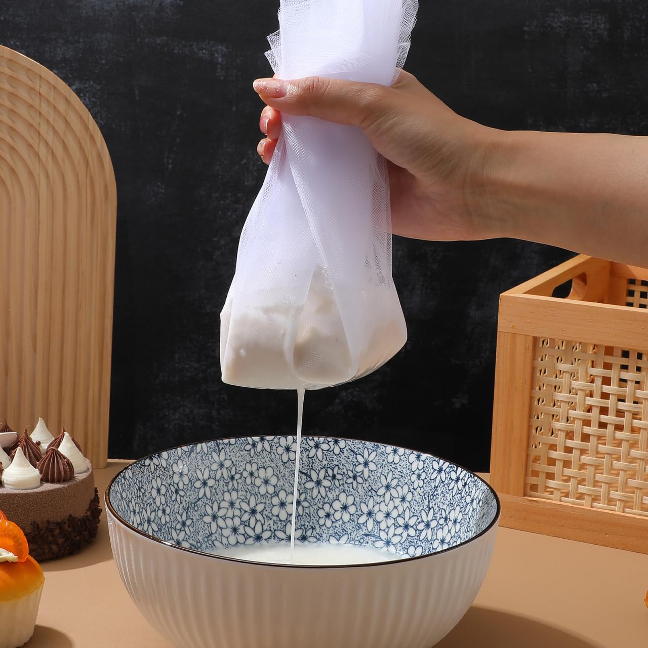 NUOBESTY 3Pcs Wet Felting Mesh Netting Tool for DIY Wool Crafts, Nylon Gauze Material Sheet for Needle Felting Mat, Reusable Work Surface Tulle Accessories for Handicrafts