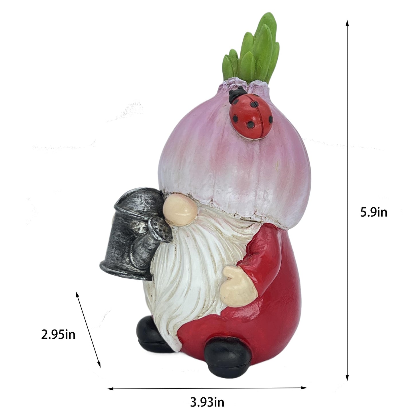 Etlemonde Onion Gnomes Decorations Gnomes Decor Gifts Garden Gnome Outdoor Statue Gifts for Home Figurines Spring Home Decor