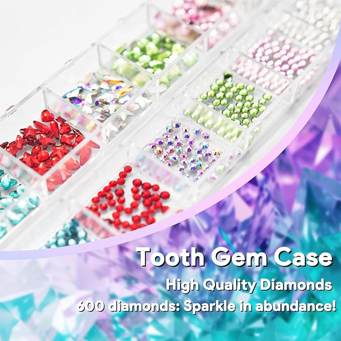 Luretrap Tooth Gem Kit with 400 pcs Crystals for Sparkling Smiles