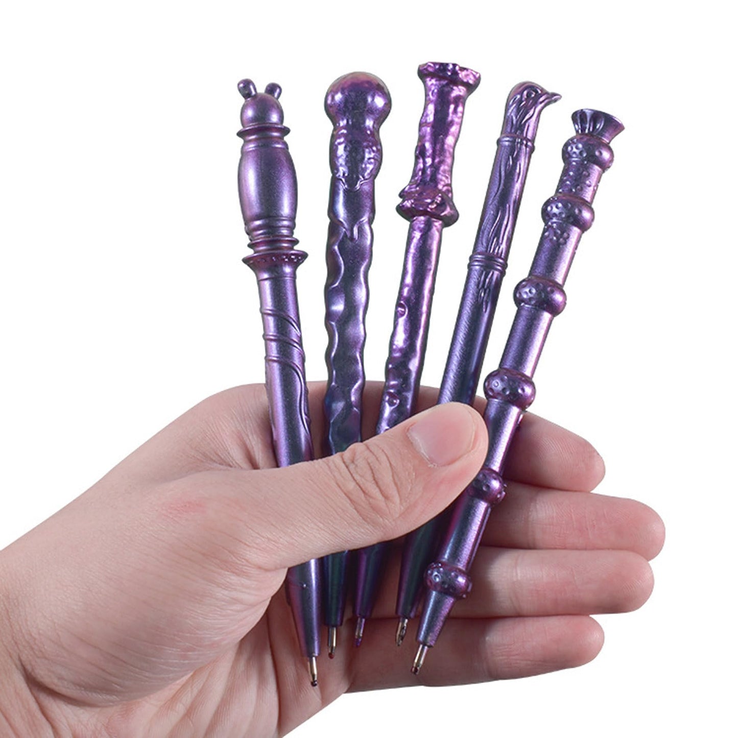 Attuslla 10 PCS Pen Resin Molds, 6 PCS Bookmark Epoxy Resin Casting Molds with Ballpoint Refill Pens for DIY Resin Crafts Making
