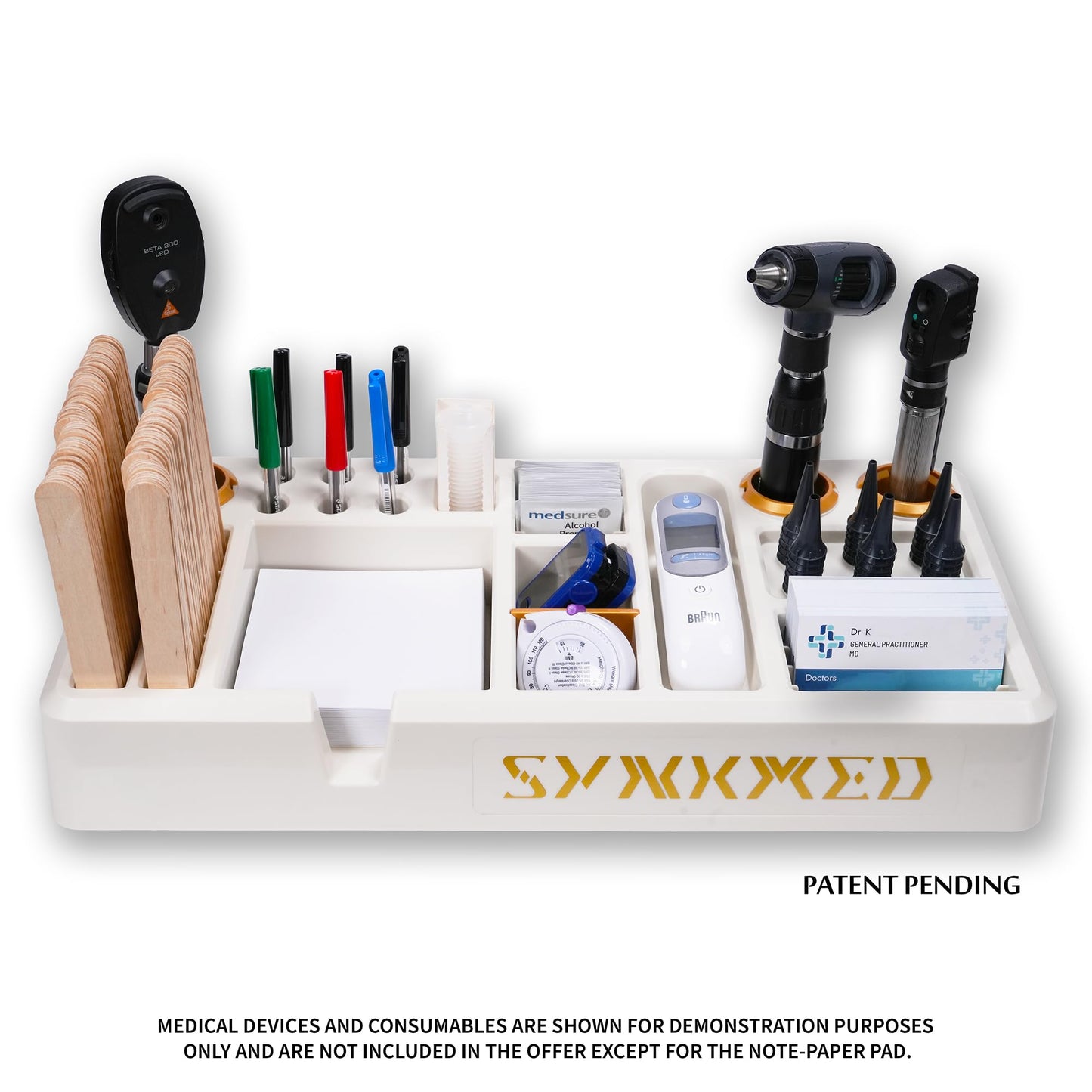 SYNKMED DDORG II – Premium Doctor Desk Organizer for Clinical Workflows, Designed for Medical Professionals, Clinics & Hospitals, Ideal Doctors’ Day & Birthday Gift