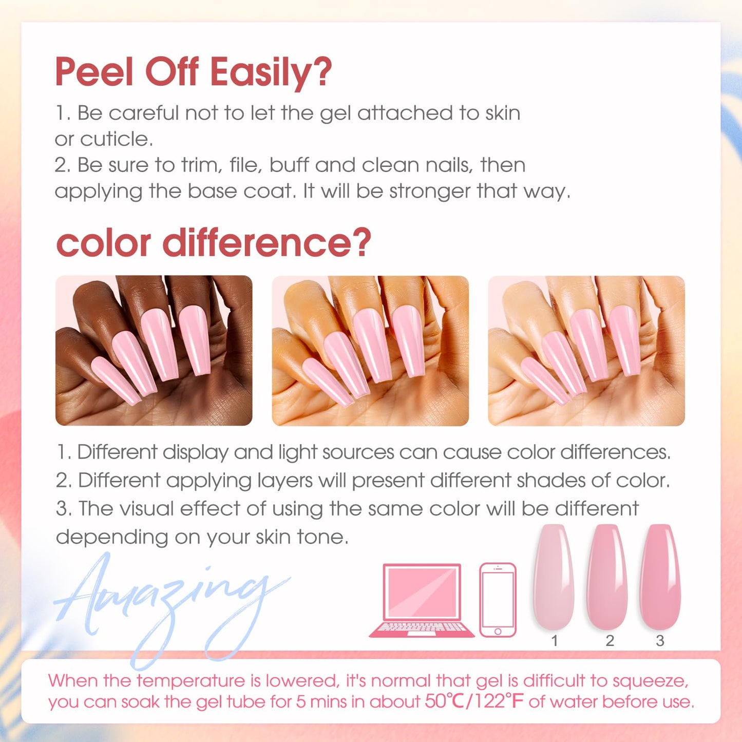 Poly Nail Gel Starter Kit with Drill -14 Colors + 75 Nails Art Accessories Kits, ROSALIND Nue Clear Poly Extension Gel with Big UV Light 48W and Electric Nail Drill Starter Kit with Everything