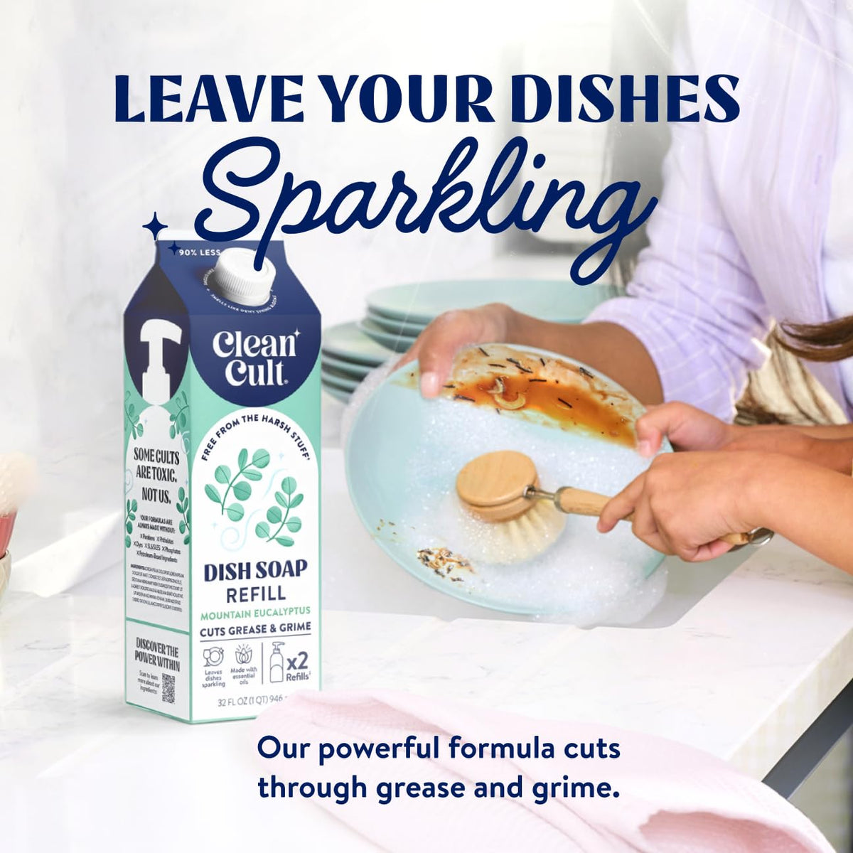 Dish Soap Liquid Refills (96 Fl Oz)