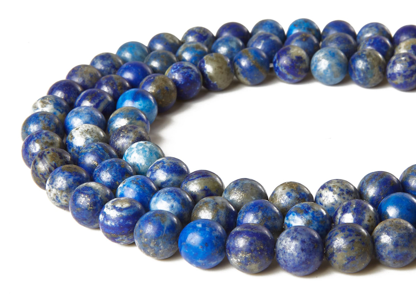 100pcs 6mm Lapis Lazuli Beads Natural Gemstone Beads Round Loose Beads for Jewelry Making