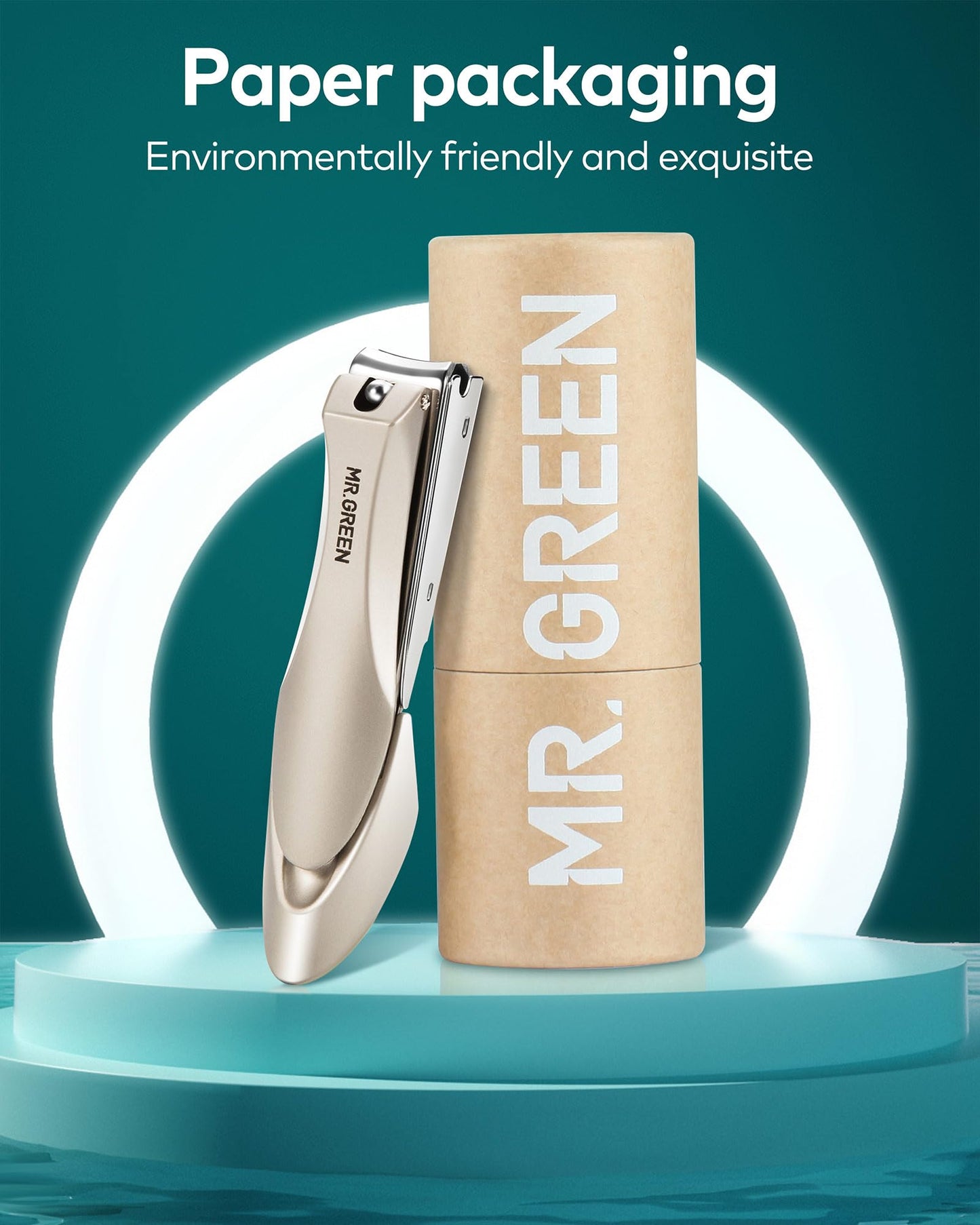 Nail Clippers with Catcher, Professional Stainless Steel Fingernail and Toenail Clipper Cutter, Trimmer Set for Men and Women(Small)