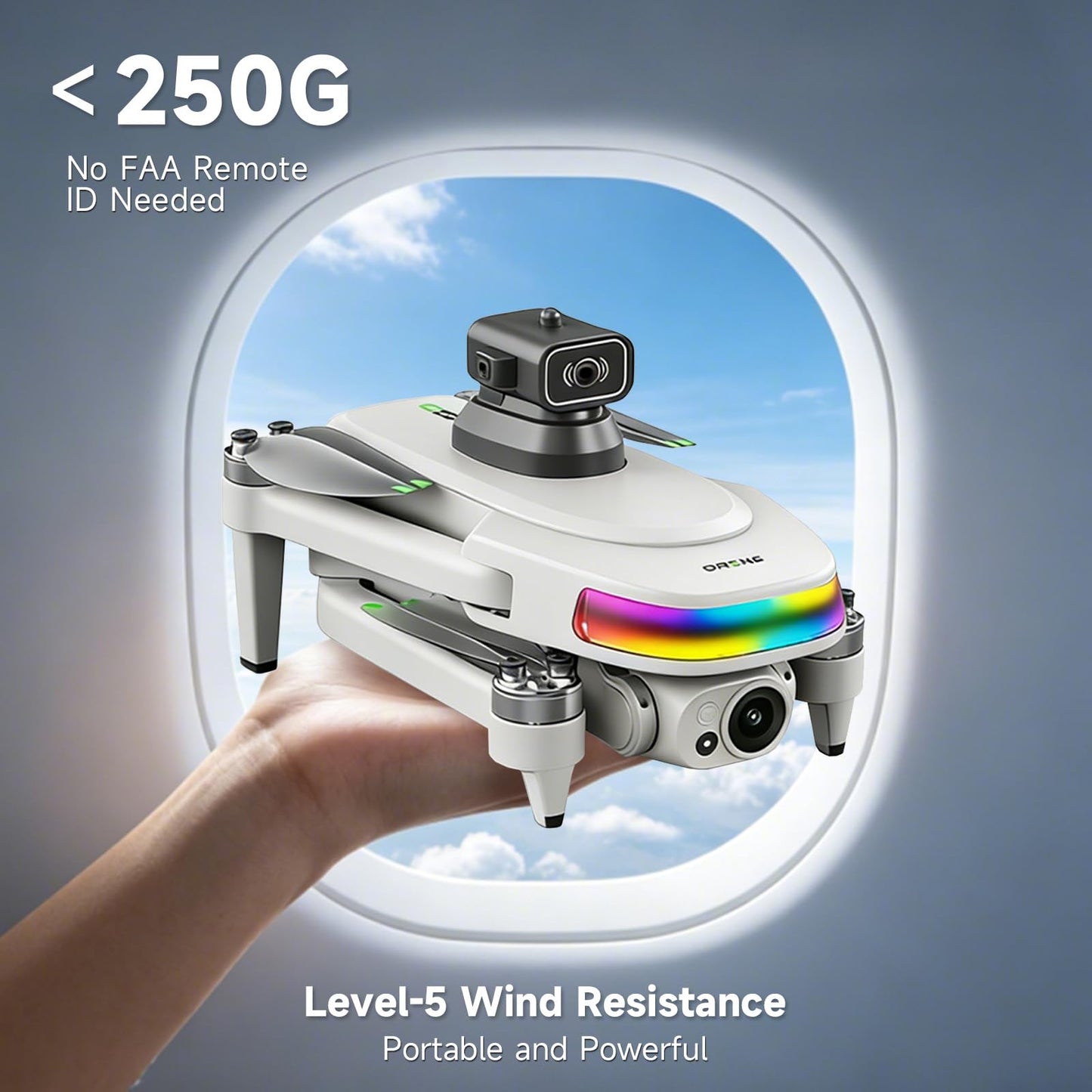 HZMOFTJ Drones With Dual Camera For Adults 4k,Gps Drone With Screen On Controller,Electric Adjustable Camera 90 °,Auto Return,Obstacle Sensing,Ai Track&Orbit Mode,50 Mins Flight,2 Battery ,For Beginner Toy Gifts