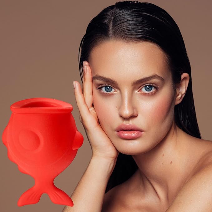 Generic Fish Lip Plumper - Fish-Shaped Lip Plumping Device, Silicone Lip Sucker Plumper Tool | Long-Lasting Lip Pump Plumer for Lip Care | Sexy Lip Mouth Enhancement Device for Lip Suction Plumper