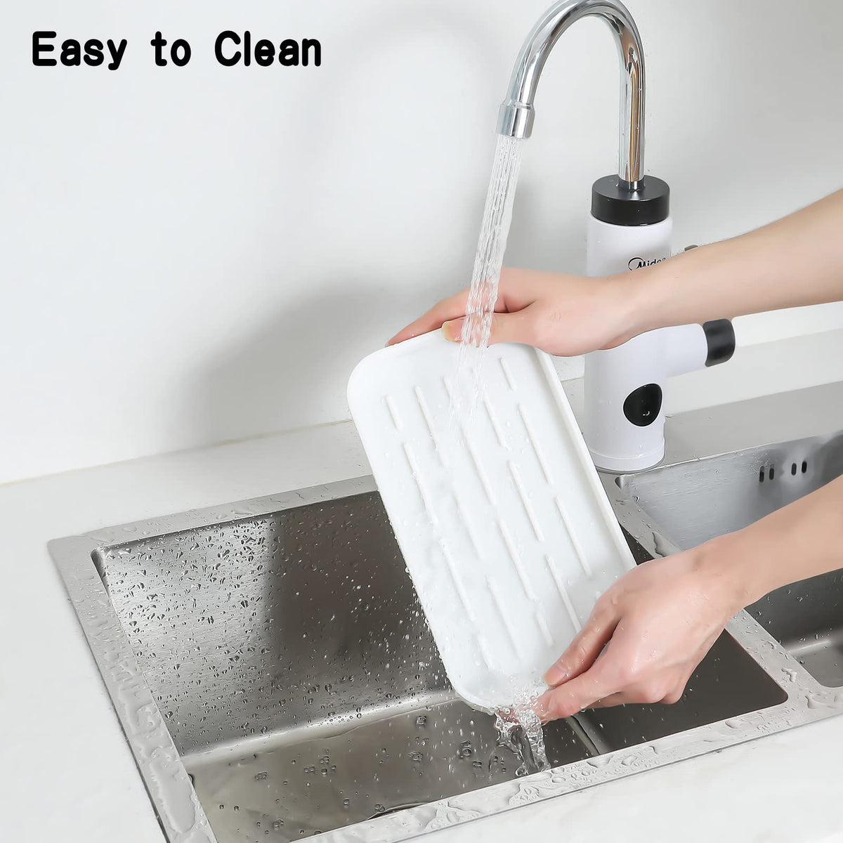 Silicone Kitchen Sink Organizer Tray for Multiple Usage