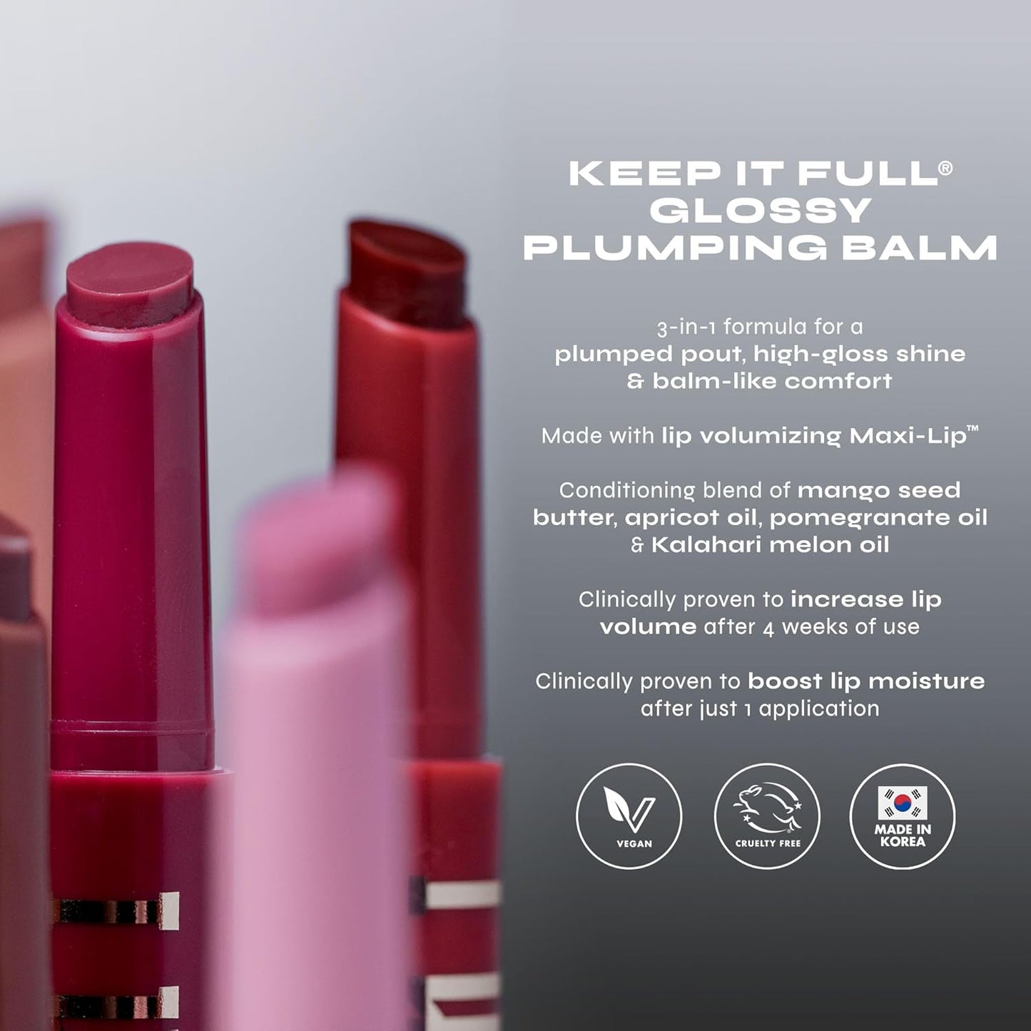 Milani Lip Plumper, Keep it Full Glossy Plumping Balm, Peptides for increased Lip Hydration & Volume - 200 Chili