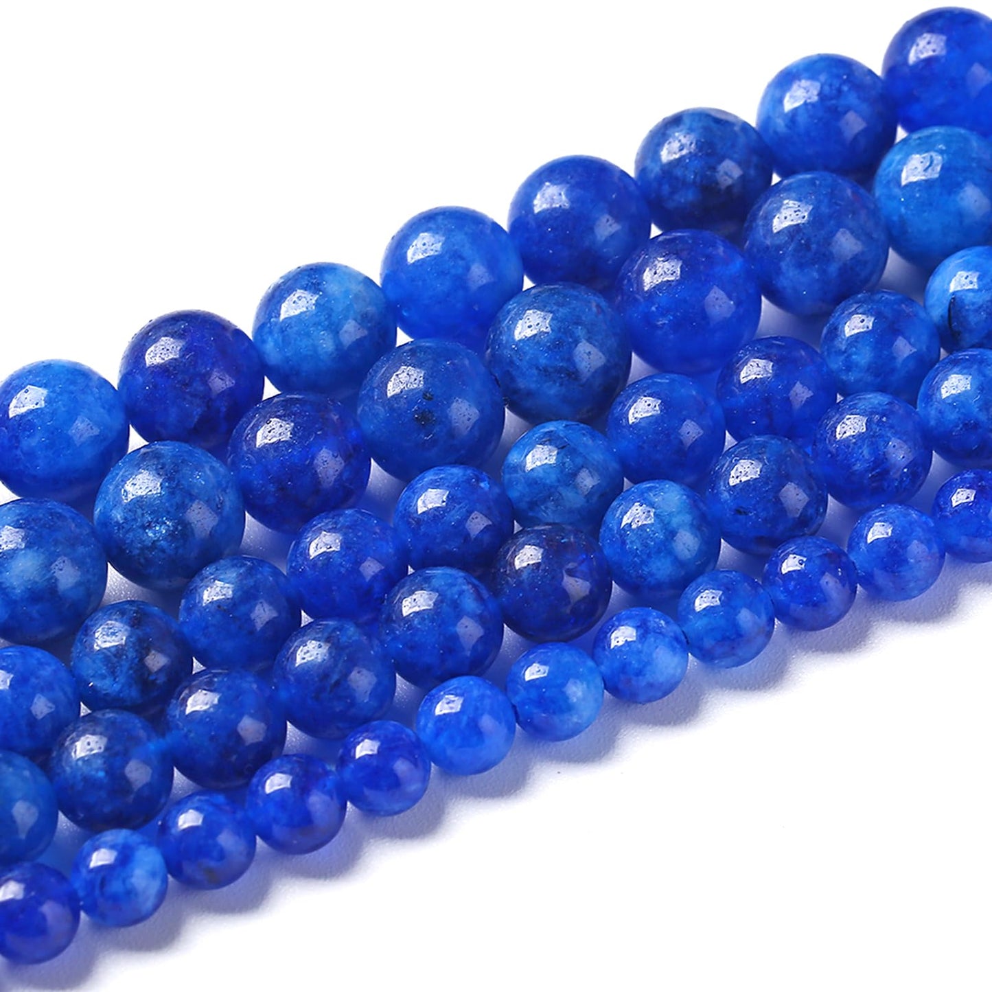 10mm 38pcs Kyanite Jade Stone Round Loose Beads for Jewelry Making DIY Bracelet Necklace