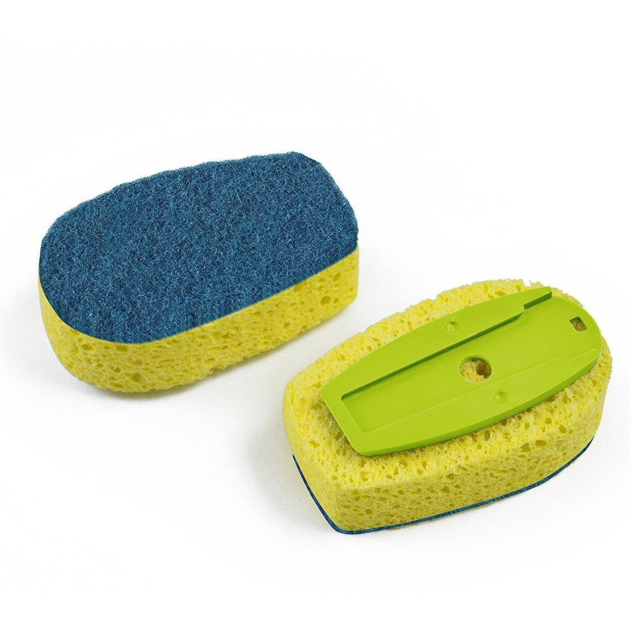 Full Circle Suds Up, Soap Dispensing Dish Brush, Tough Plant-Fiber Bristles & Sustainable Bamboo Handle, Safe for Nonstick