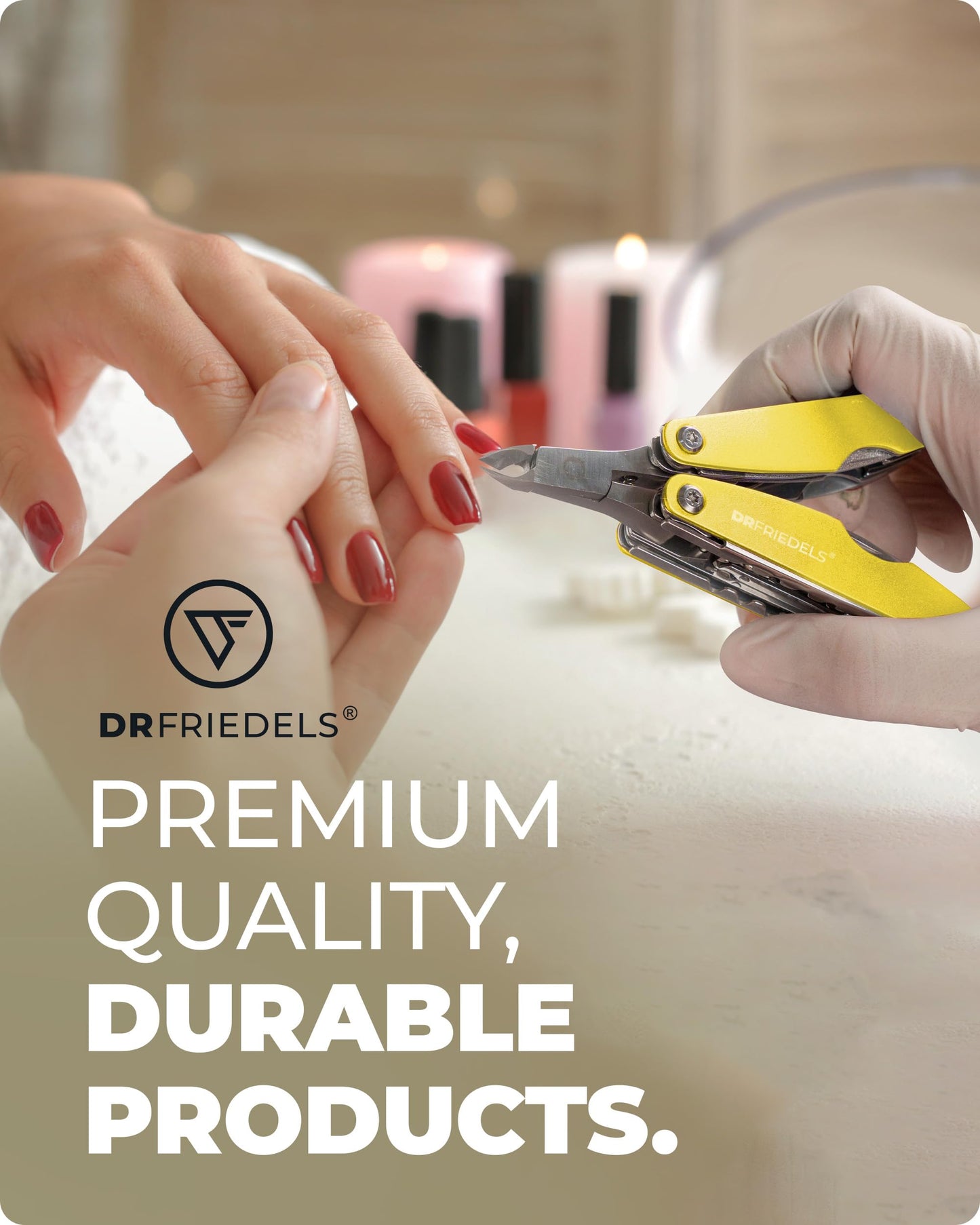 Manicure and Pedicure Kit - 9 in 1 Professional Manicure Set For Women & Men with Cuticle Trimmer, Cuticle Remover, Cuticle Pusher - Nail Techs & Nail Lovers’ Manicure Set Professional by DrFriedels
