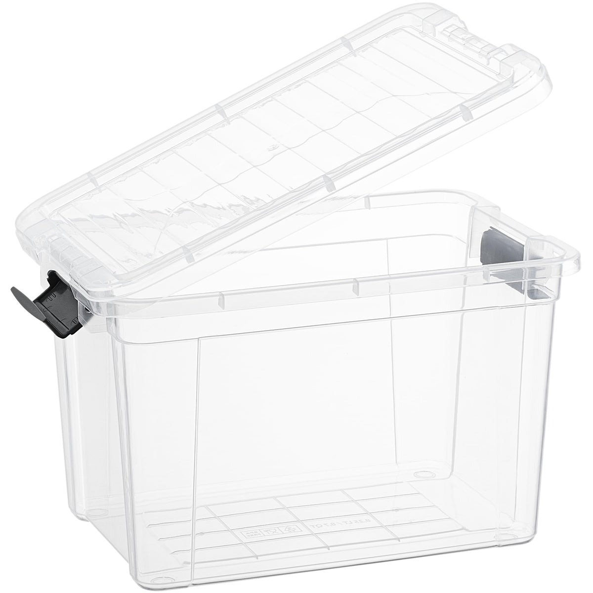 8.7 Quart Clear Plastic Storage Boxes with Lids (5 Count)