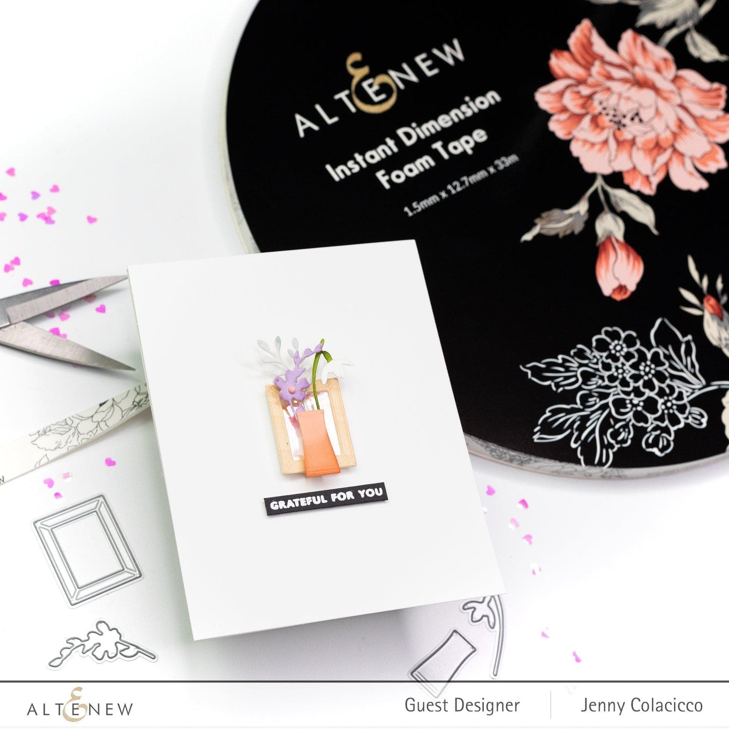 Altenew Sticky Essentials Bundle: Instant Dimension Foam Tape, Masking Paper, & Adhesive Sheets for Paper Crafting and DIY Projects