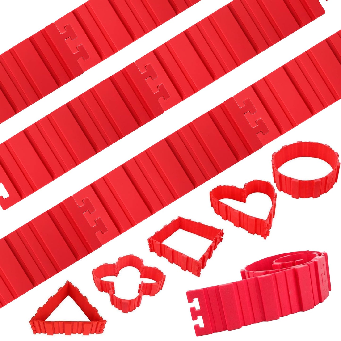 Woohome 12 PCS Silicone Cake Mold Magic DIY Bake Snakes Mould Shape Tools, Cake Pan Snake DIY Baking Mould Magic Bake Tools