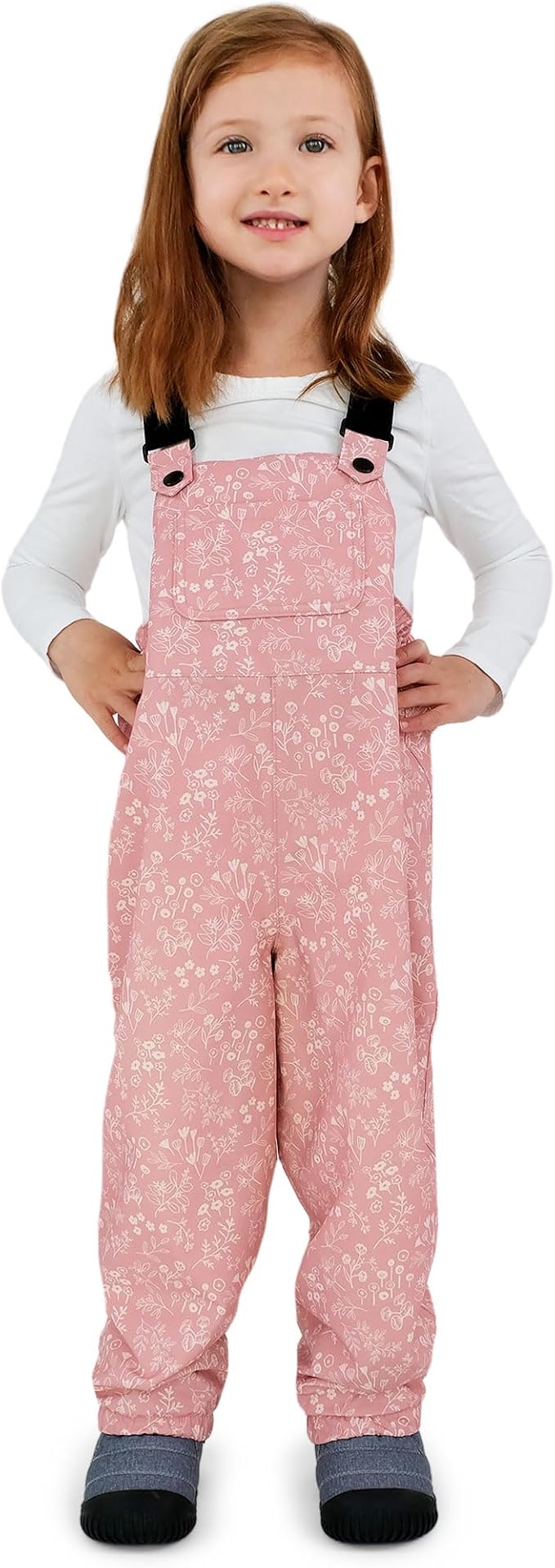 JAN & JUL Waterproof Rain Bib Pants, Overalls for Toddlers and Kids