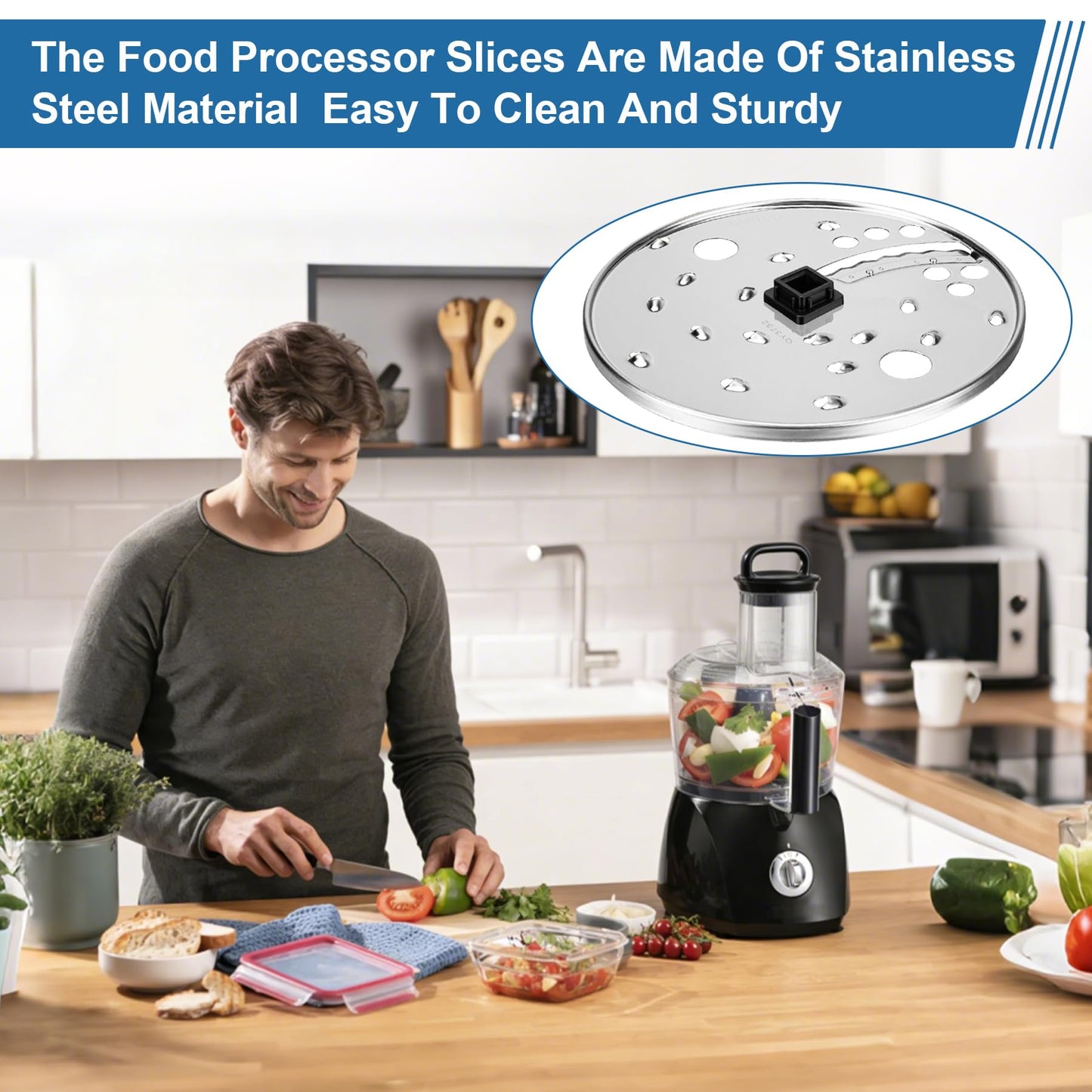 SLICE SHRED DISC BLADE for Hamilton Beach Food Processor 70730 70670 70740 70760