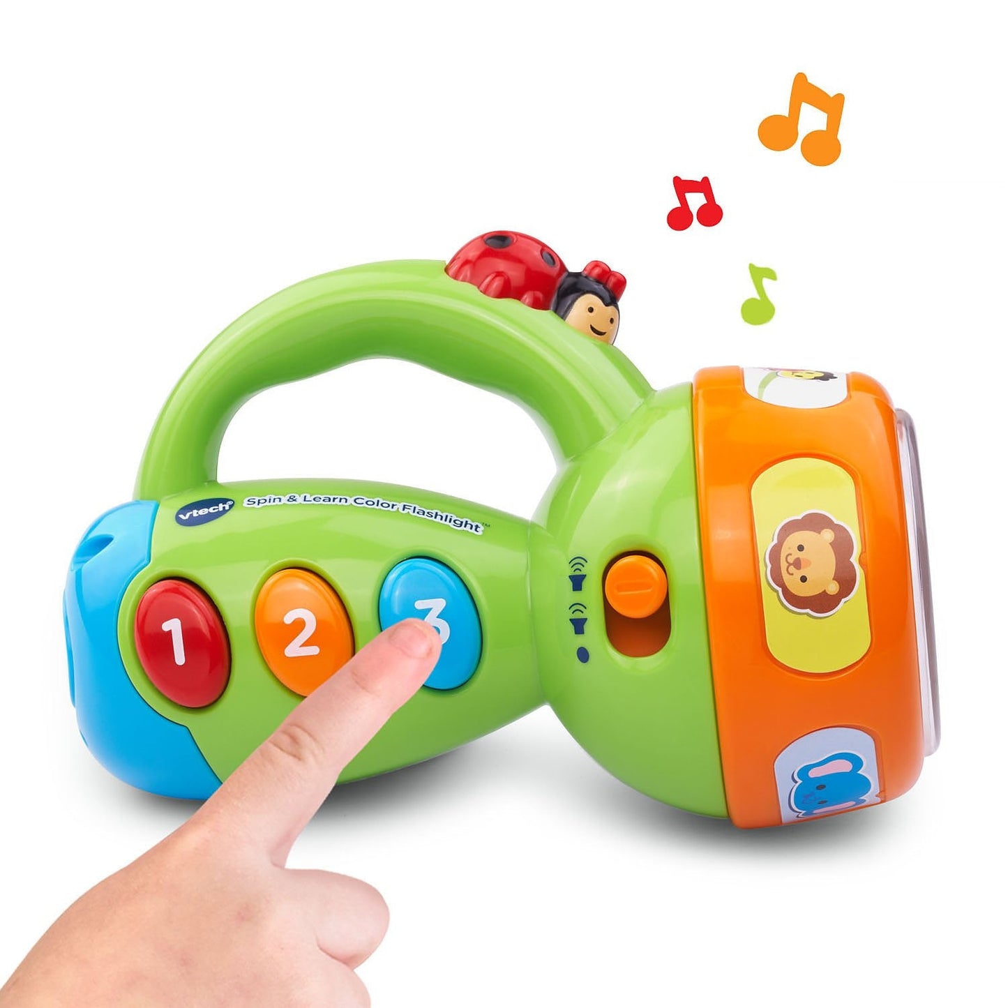 VTech Spin and Learn Color Flashlight, Lime Green