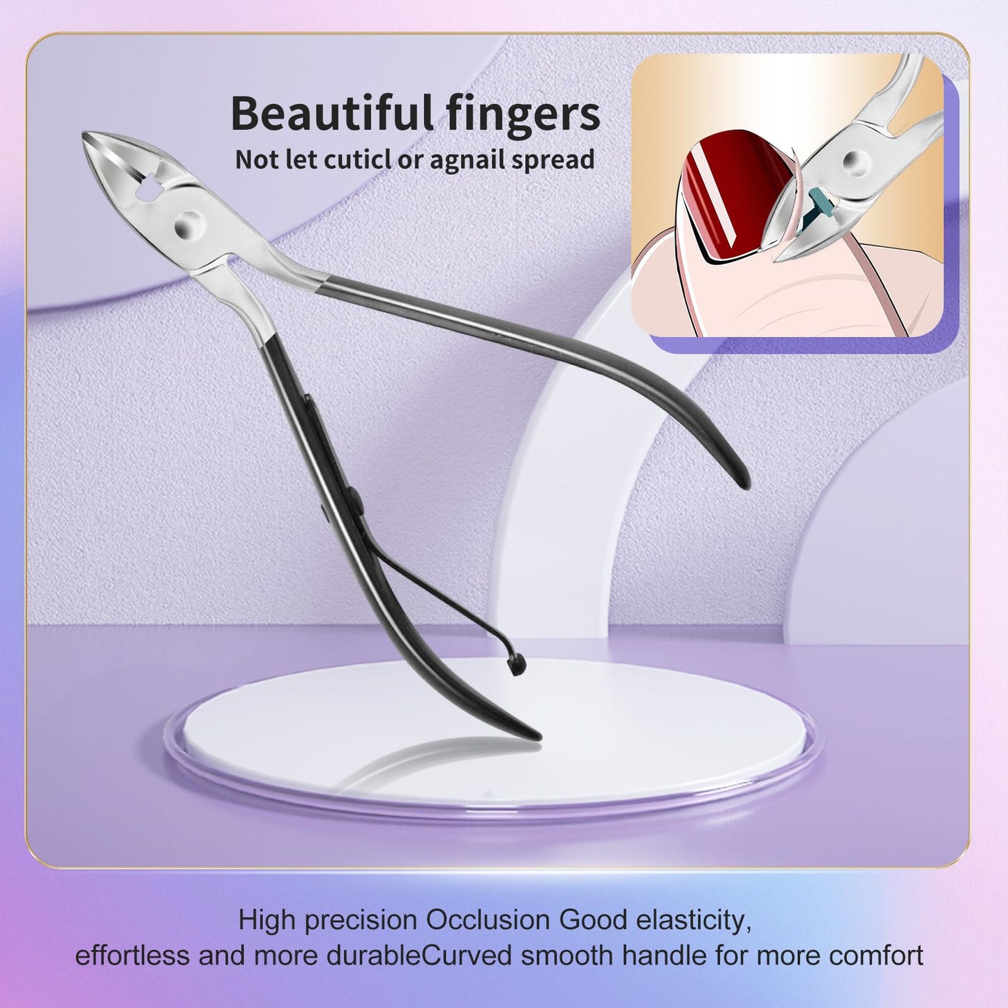 Manicure Pedicure Kit Professional 30pcs Complete Nail Care kit，fingernail and toenail Clippers and Manicure kit for Men with Travel Deluxe Beauty Tools Convenience Set (Black)