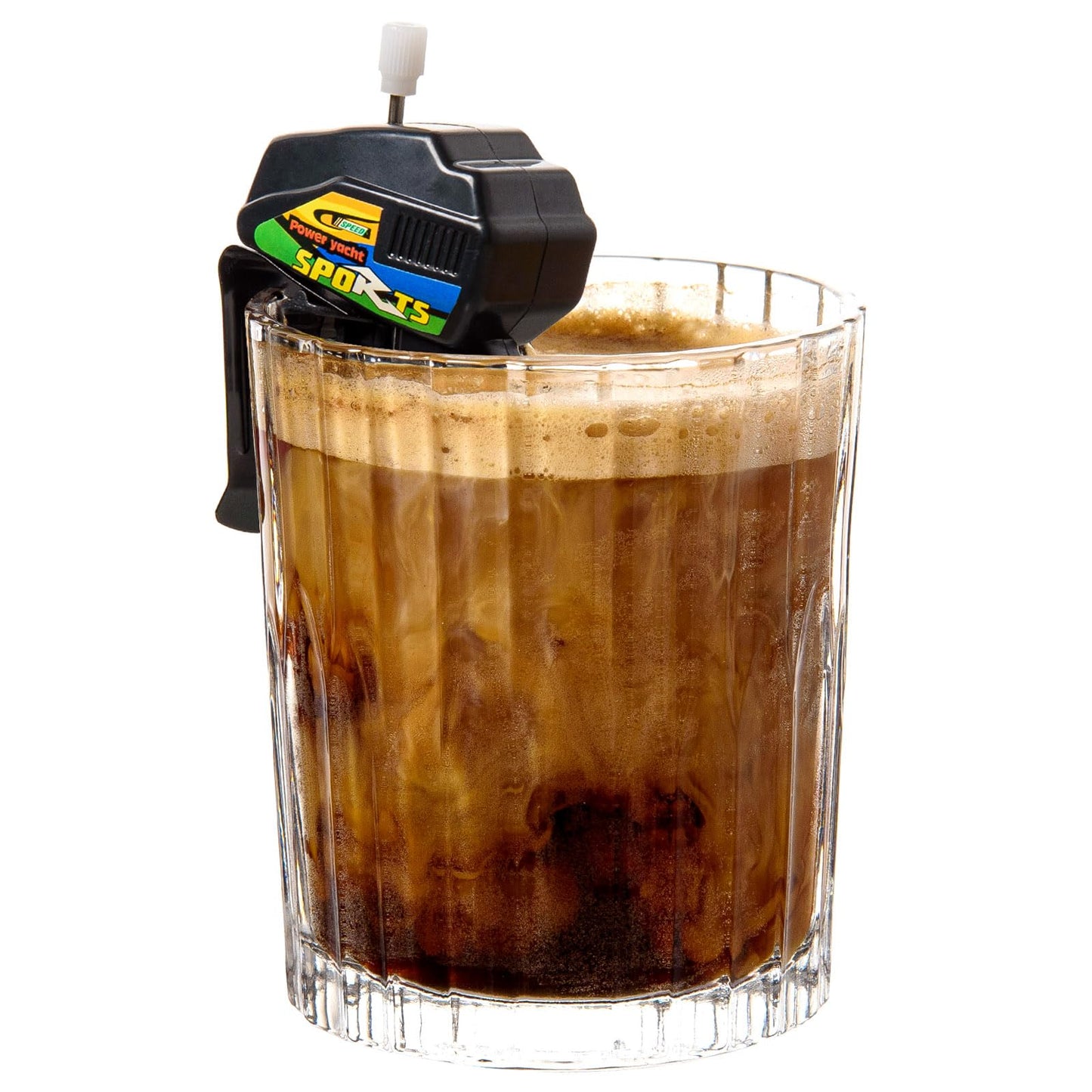 Scentia Boat Motor Coffee Stirrer,Stainless Steel Clips Can Hold Cups Tightly,Propeller Can Penetrate Deeply Into Cup Stir Thoroughly,Unique Gadgets For Make Coffee Time More Fun,Gifts (2), JBQ-01