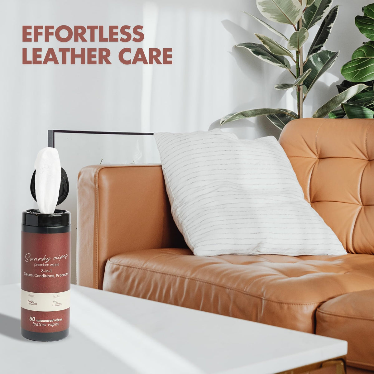 Swanky Leather Wipes (600 Count)
