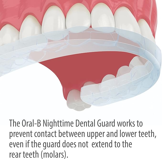 Oral-B Mouth Guard for Grinding Teeth at Night - Nighttime Dental Guard for Sleeping – Moldable Night Guard with Scope Mint Flavor – Less Than 3-Minutes for Custom Teeth Protection