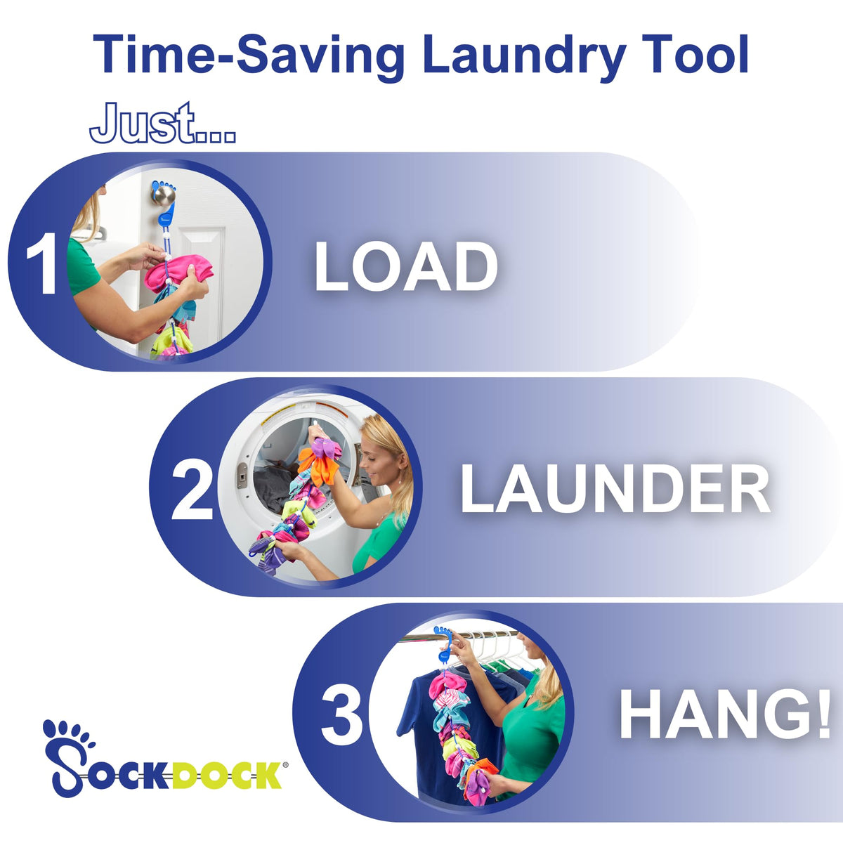 2 Pack Sock Laundry Tool