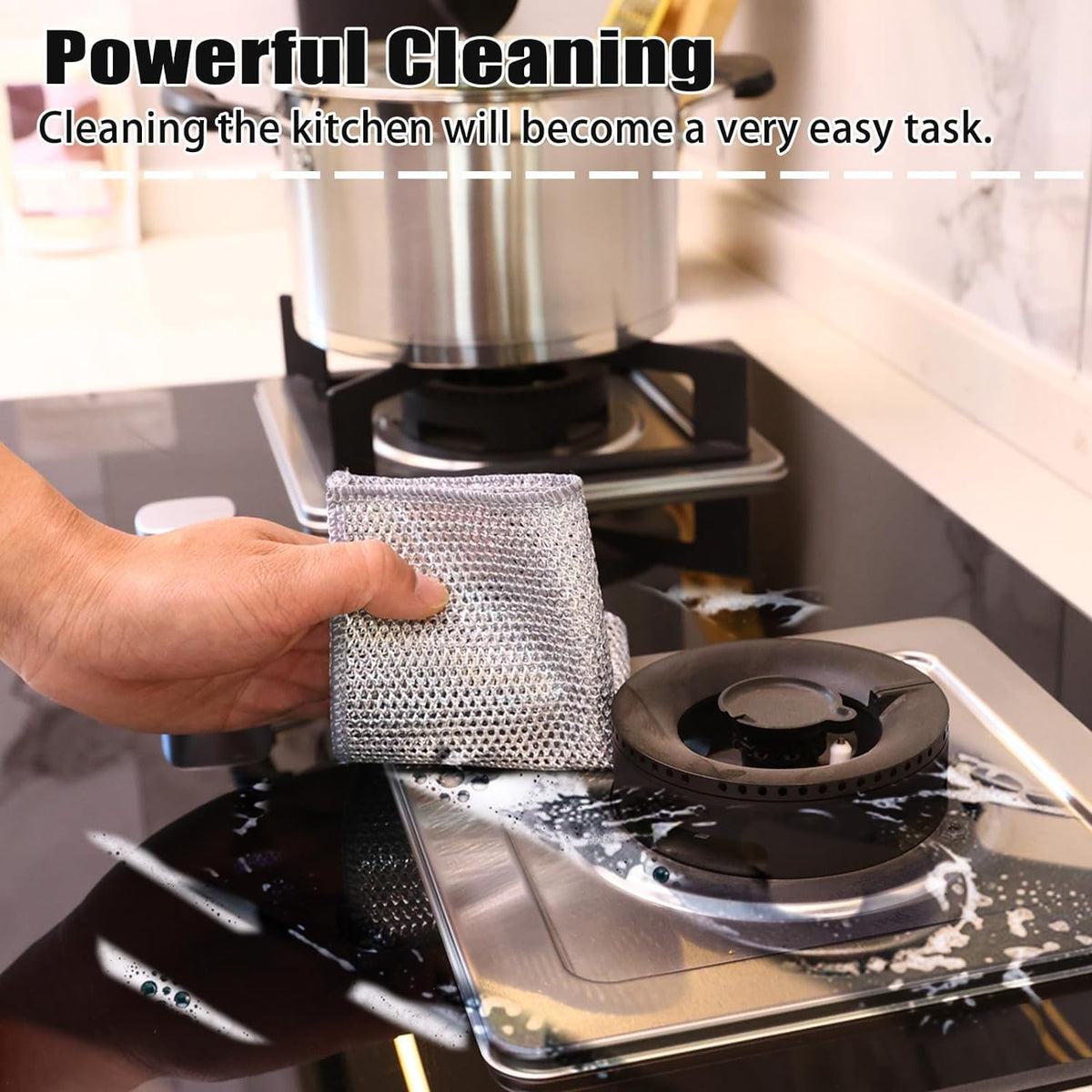 10 Pcs New Upgrade Steel Wire Dishcloth (10 Count)