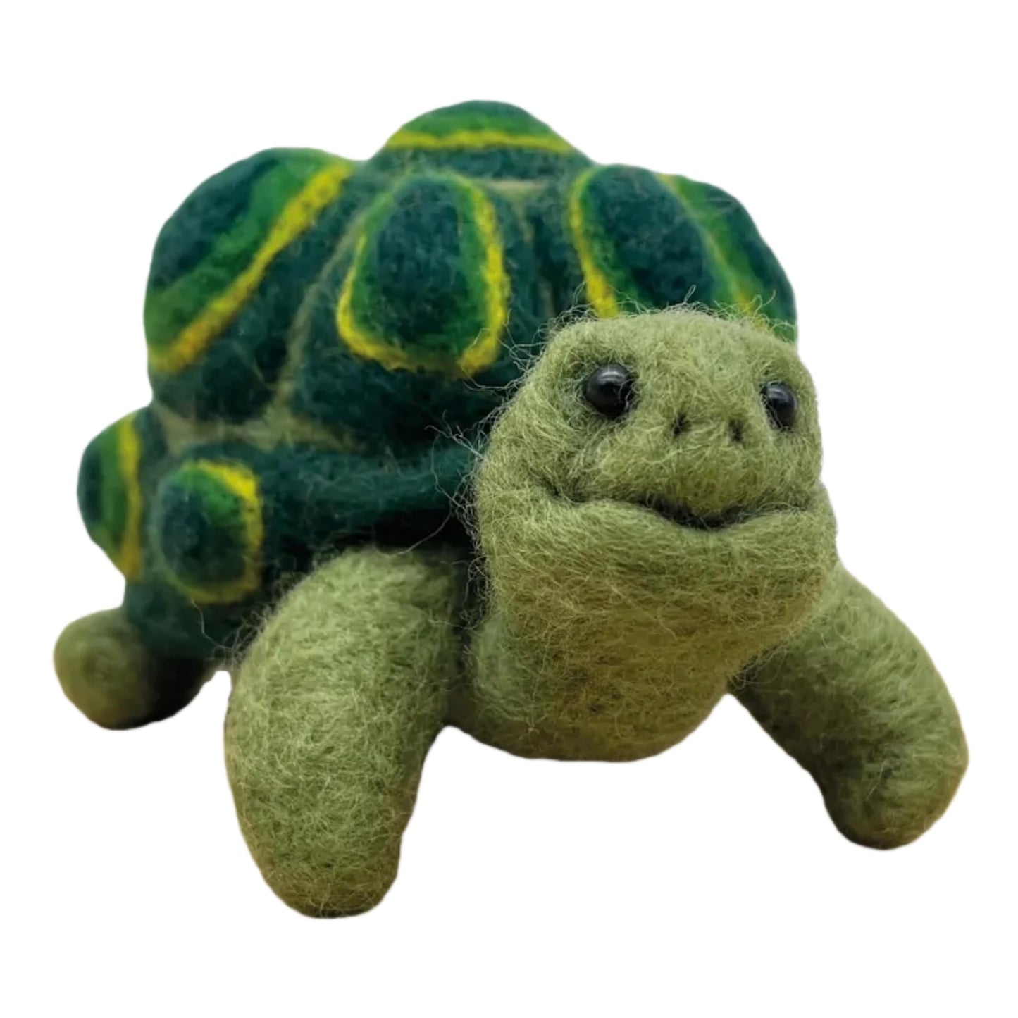 VEHICAR Tortoise Needle Felting Wool Kit, Starter Set to Make, DIY Needlework Craft Supplies for Beginners, Unfinished Wool Felt Craft Kit, Creative Crafting Turtle Doll