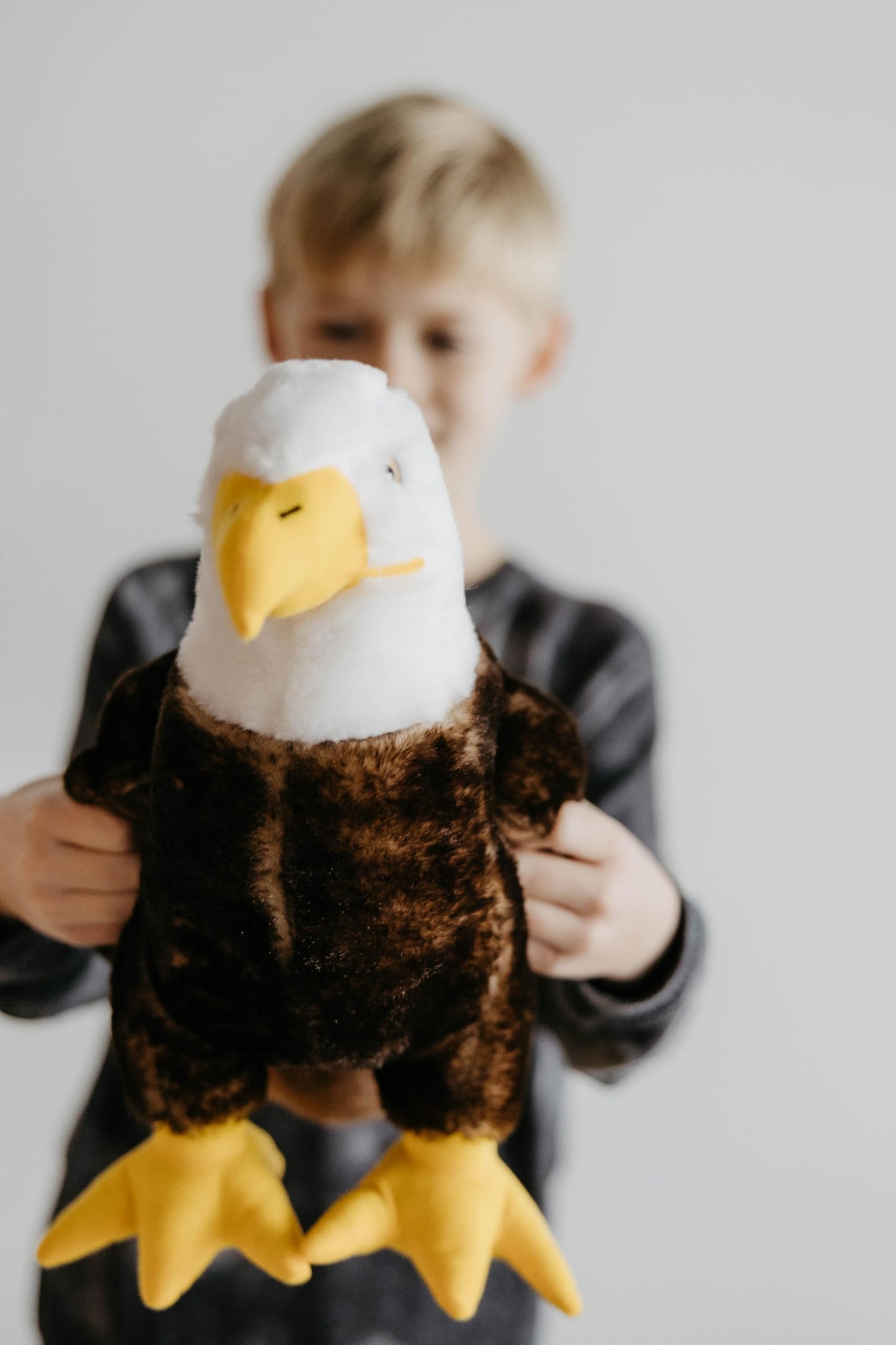 The Petting Zoo Bald Eagle Stuffed Animal, Gifts for Kids, Wild Onez Zoo Animals, Bald Eagle Plush Toy 12 inches