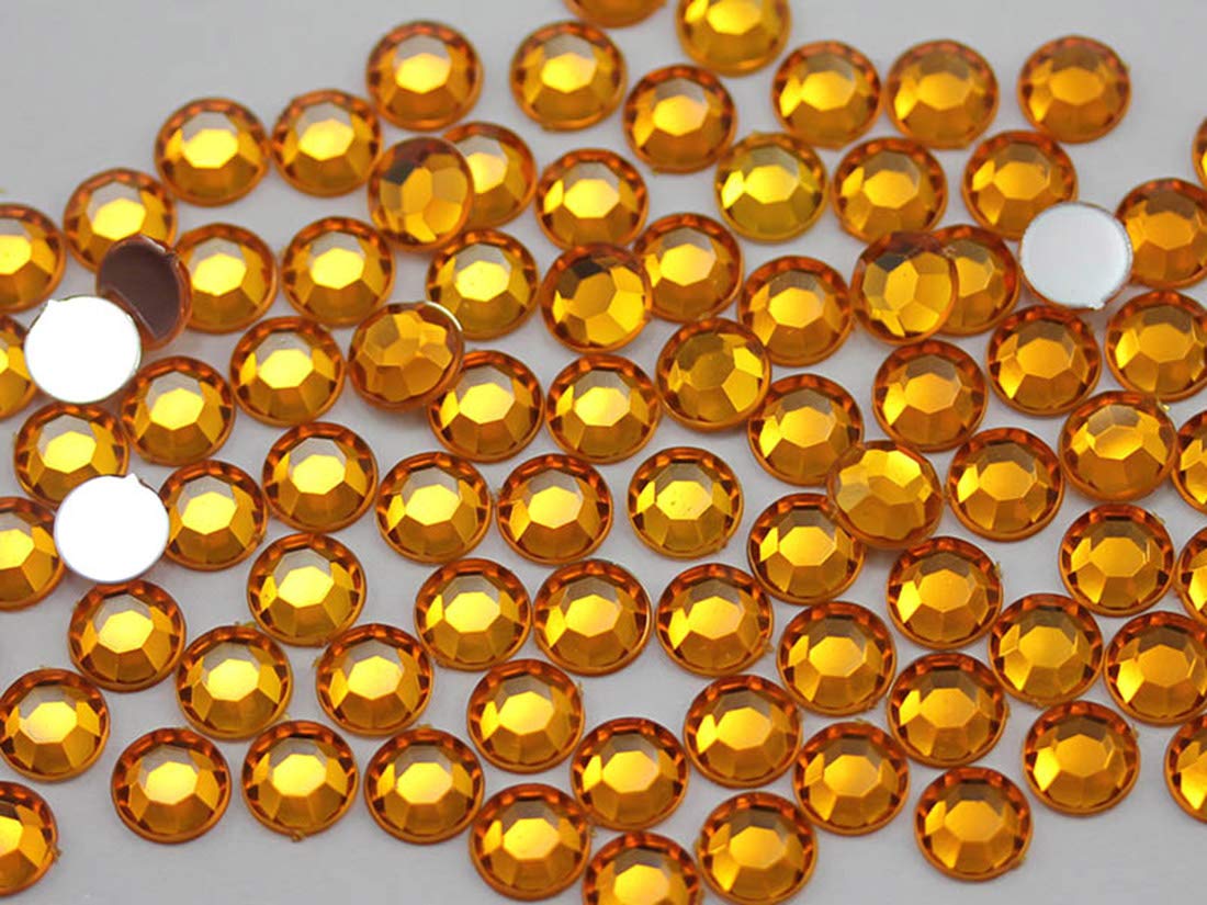 400PCS SS40 8mm Assorted Flat Back Acrylic Rhinestones Plastic Gems for Jewelry Making, Face Painting Cosplay Costume Embelishments