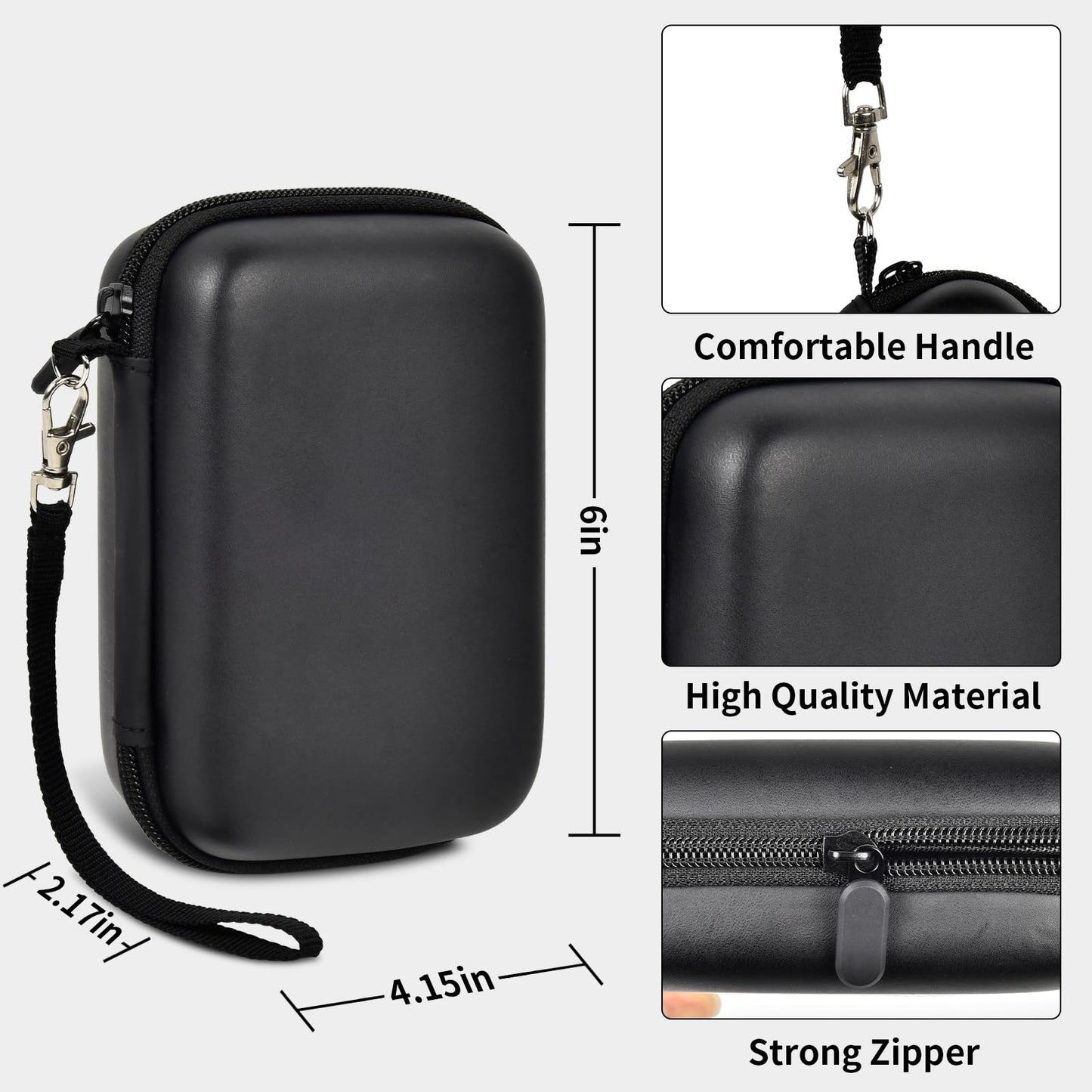 PAIYULE Travel Case for R36S/ RG353V/ RG353VS/ Game Boy Retro Handheld Game Console, Handheld Emulator Storage Holder Organizer, Android Game Console Carrying Bag (Box Only)