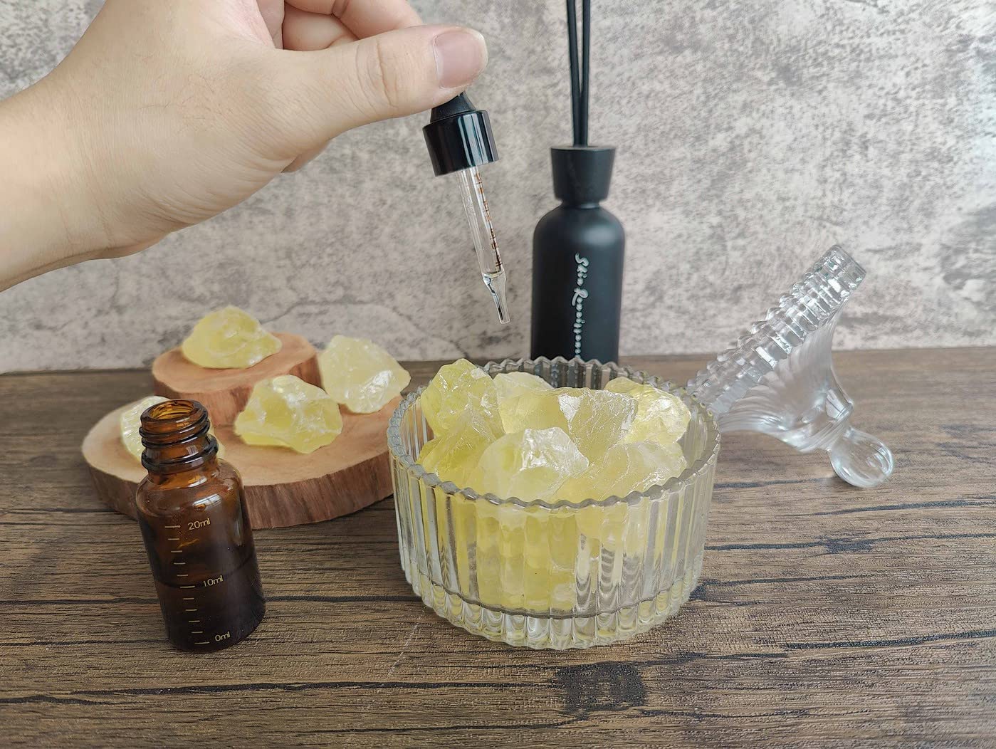 MAIBAOTA Natural Citrine Crystals Bulk Raw Healing Crystal Stones 1" Raw Rough Gemstones Rocks for Tumbling Polishing Cutting Reiki Witch Quartz Crystals