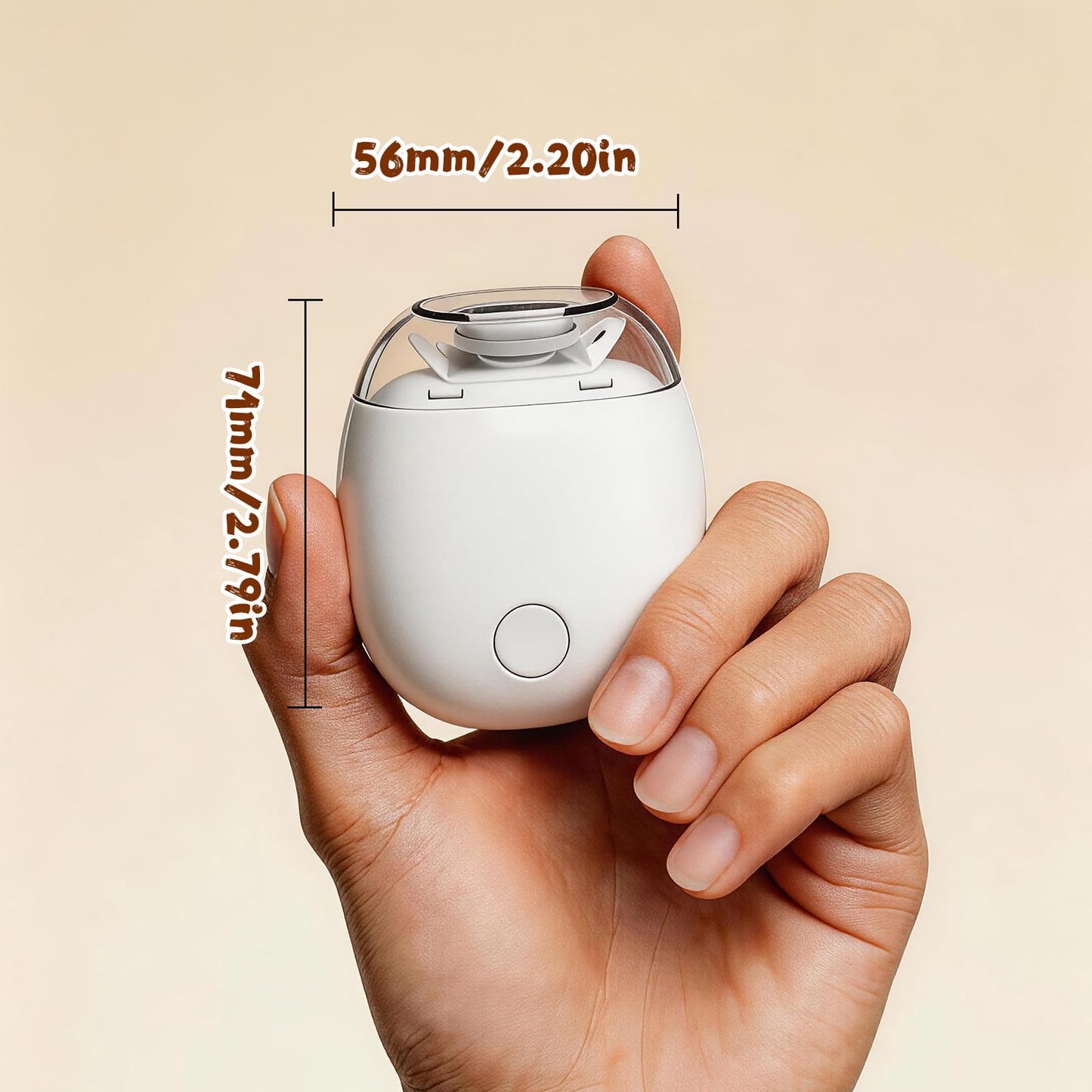 Electric Nail Clipper Automatic Nail Clipper Universal Automatic Fingernail Grinder with Built-in LED Light 3-Speed Cordless Nail Grinder Cutter Trimming Ideal for Seniors, Kids and Adults