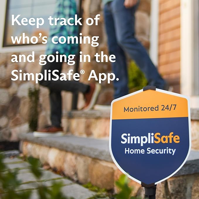 SimpliSafe Smart Lock Series 2 (White) for The Gen 3 Home Security System