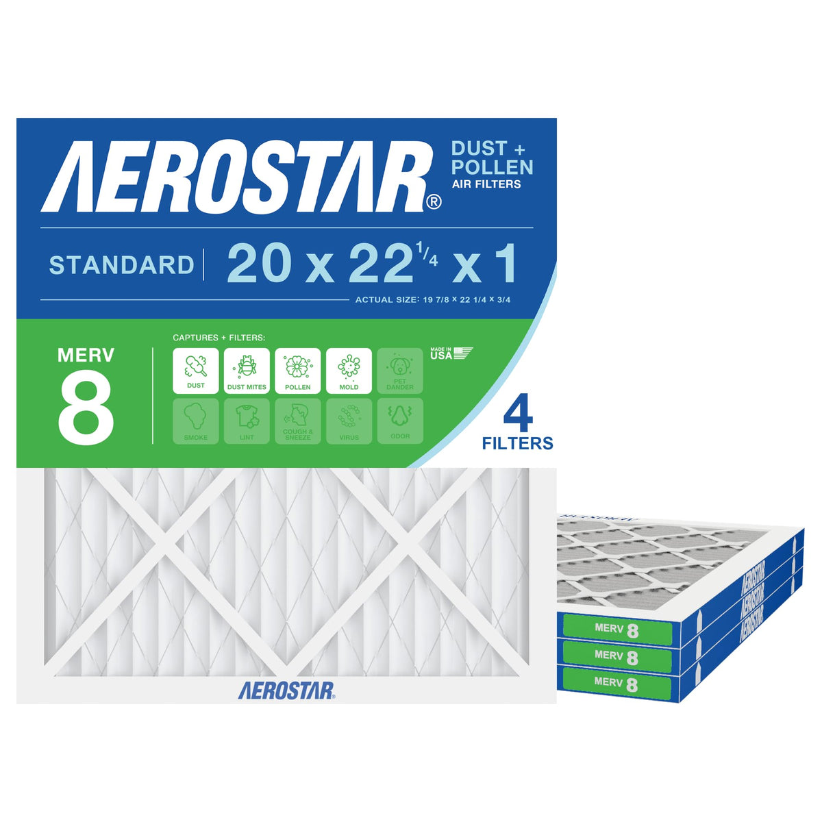 Air Filter 20 x 22 1 (4 Count)