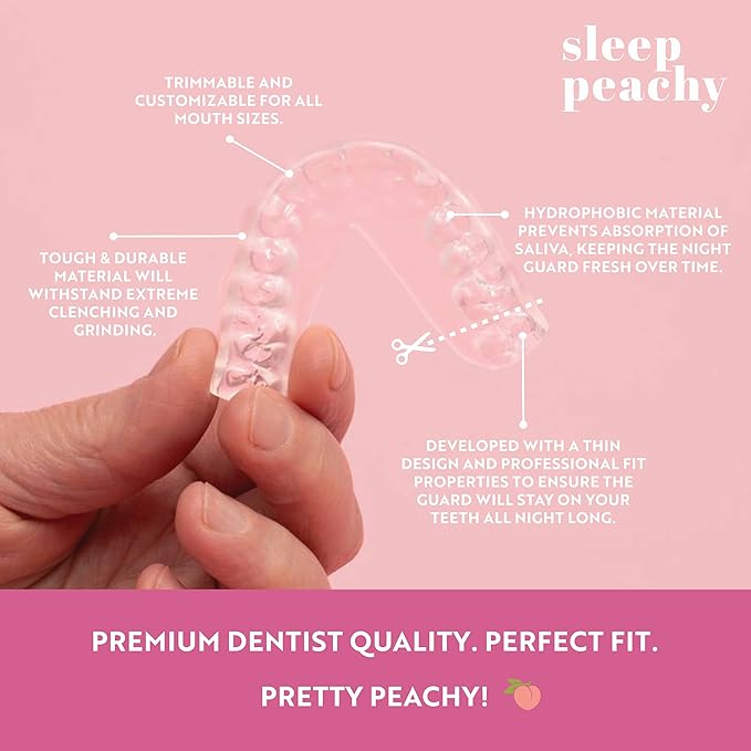 FlexiFit Night Guard for Women - Pack of 2 Mouth Guards for Teeth Grinding, Clenching and Bruxism (Clear)
