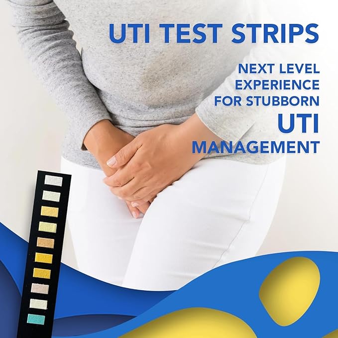 Mobile App Urine Test Strips -Trusted at Home Kidney and Liver Test Kit, Urinary Protein, UTI Test, Hydration, Ketone Body, pH, Urinalysis- Essential Kit (3 Strips)