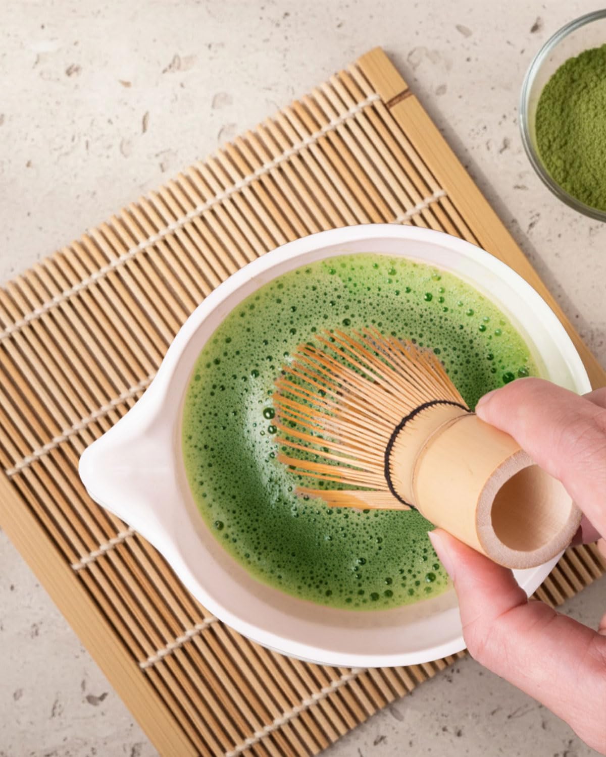 Matcha Whisk - 2-pack Bamboo matcha Whisk set, Handcrafted Traditional Japanese Chasen, 100-Prong Matcha Stirrer Wisk Mixer Brush for Authentic Matcha Tea Preparation