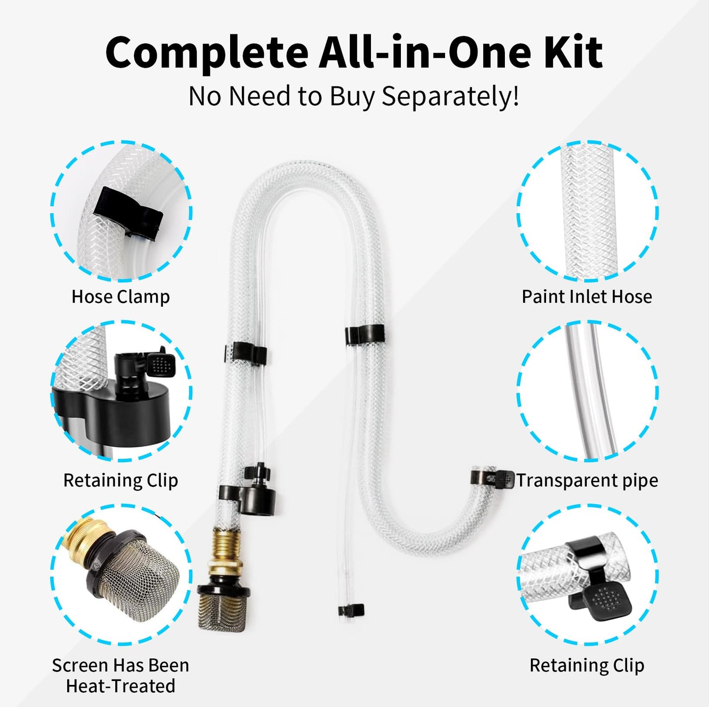 Suction Tube Kit Suitable for Graco Magnum Stand Model Paint Sprayer